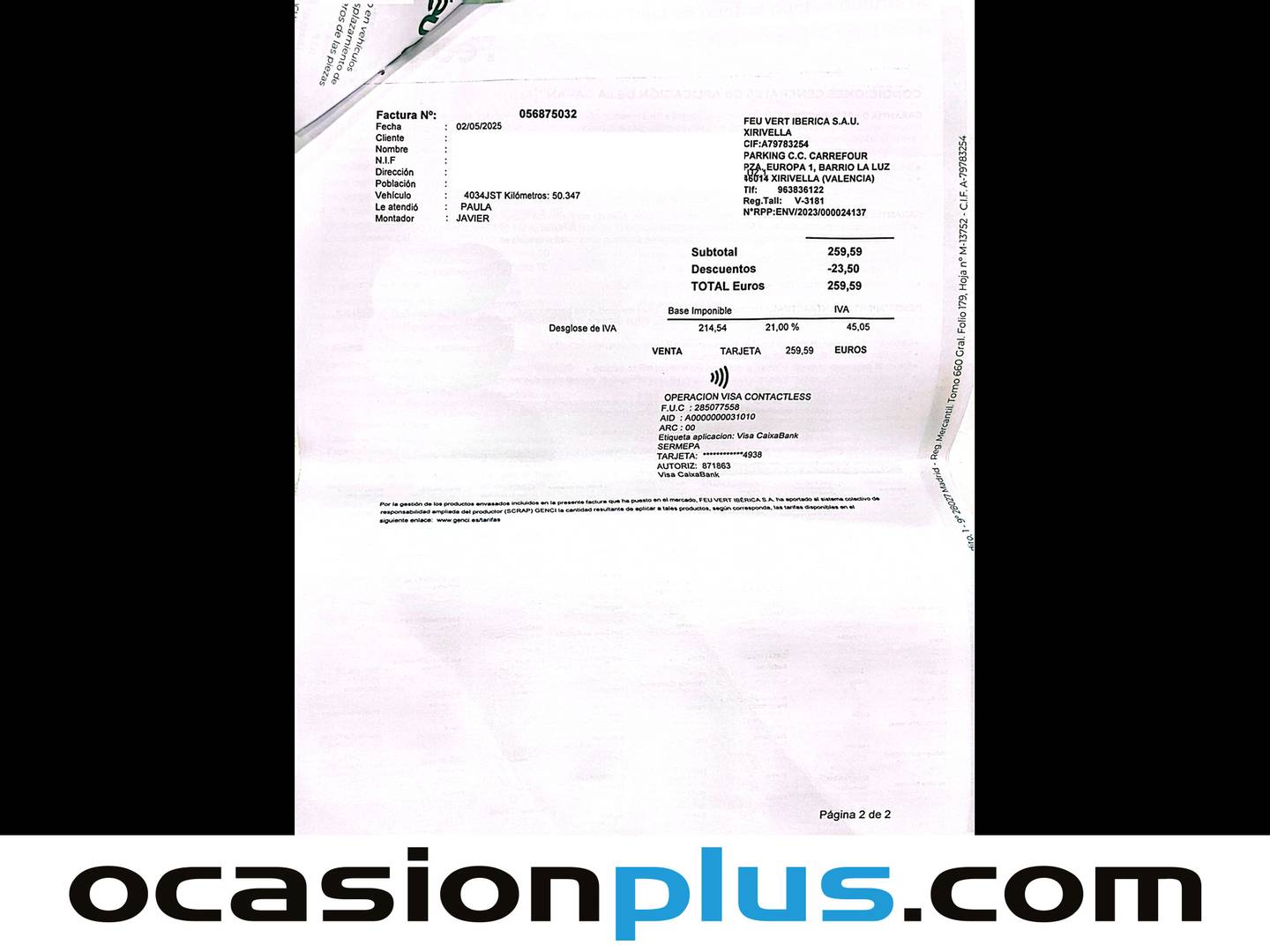 Foto del mantenimiento del Renault Clio Renault Clio Zen Energy TCe (120 CV) EDC  Pack GT Line