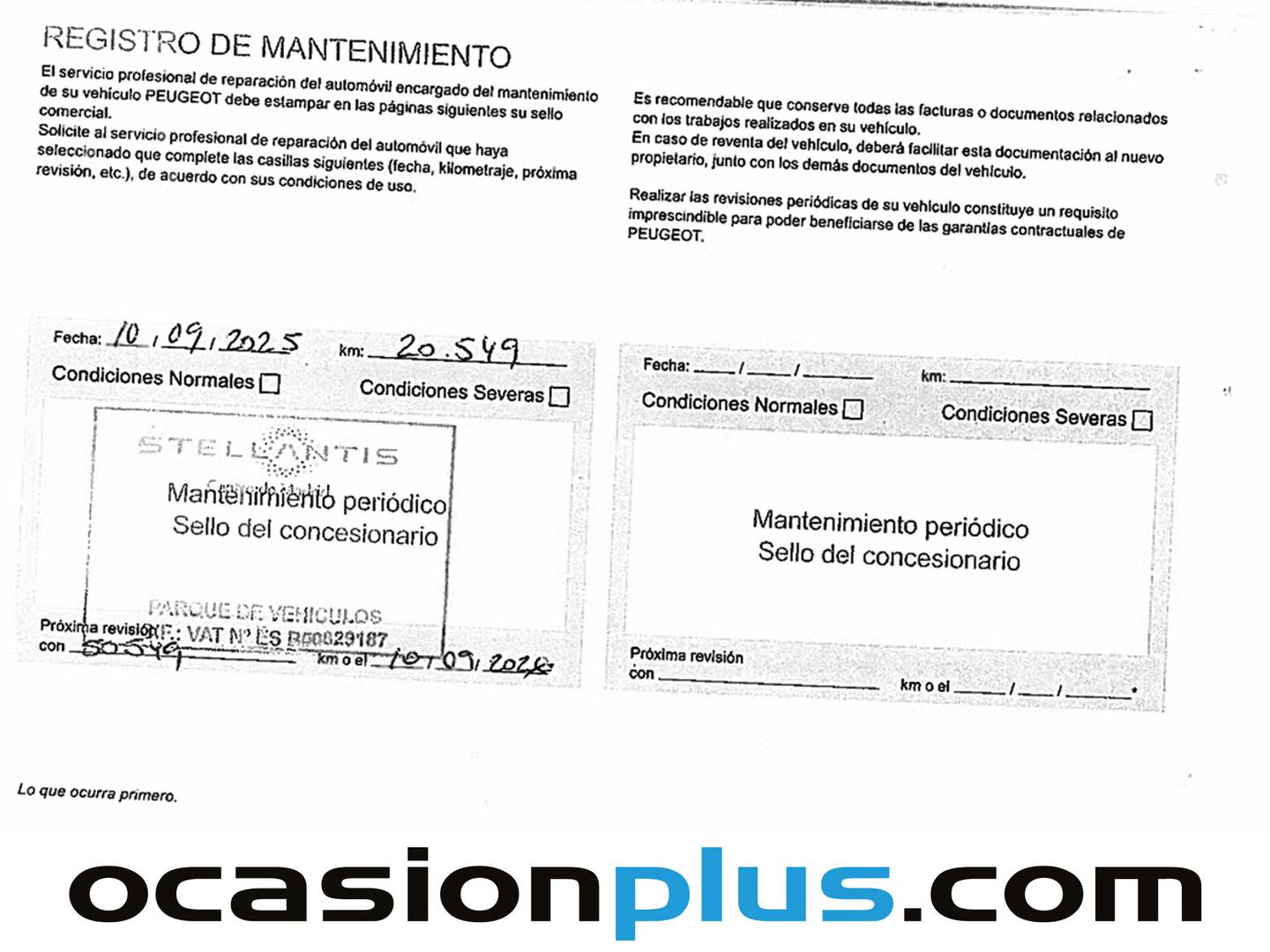 Foto del mantenimiento del Peugeot 5008 Peugeot 5008 BlueHDI 130 S&S Allure Pack EAT8 (130 CV) 7 Plazas