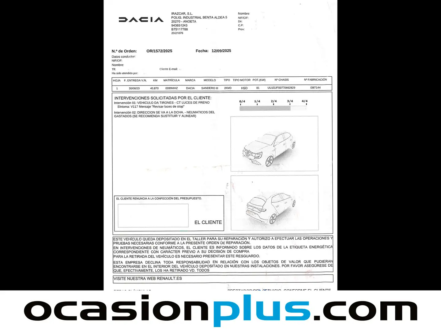 Foto Dacia Sandero Dacia Sandero Stepway Extreme Go TCe  (110 CV)