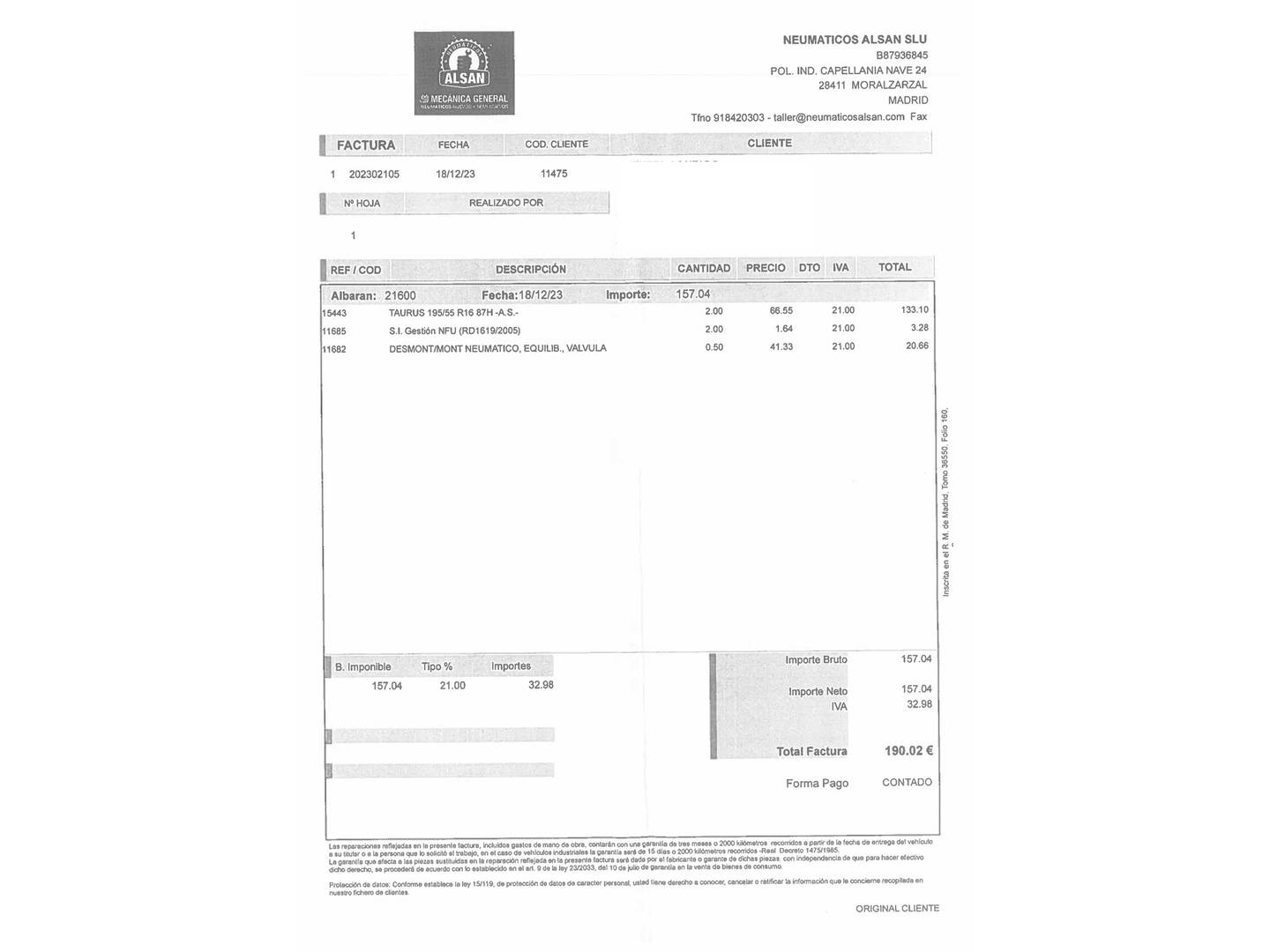 Foto del mantenimiento del Peugeot 208 Peugeot 208 PureTech Signature (82 CV)