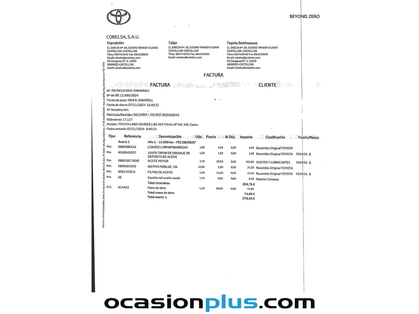 Foto Toyota Land Cruiser Toyota Land Cruiser 2.8 D-4D VXL Auto (204 CV)