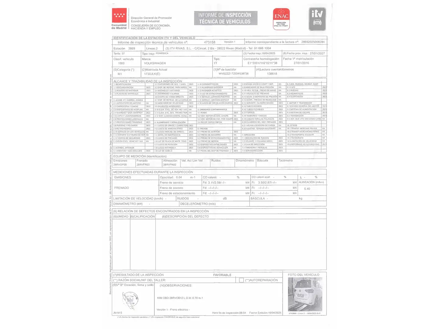 Foto Volkswagen Touran Volkswagen Touran Advance 2.0 TDI (150 CV) DSG 7 Plazas