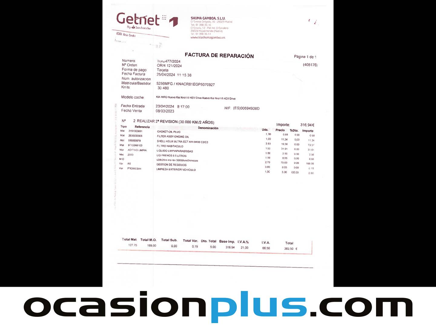 Foto KIA Niro Kia Niro 1.6 GDi HEV Híbrido Drive (141 CV)