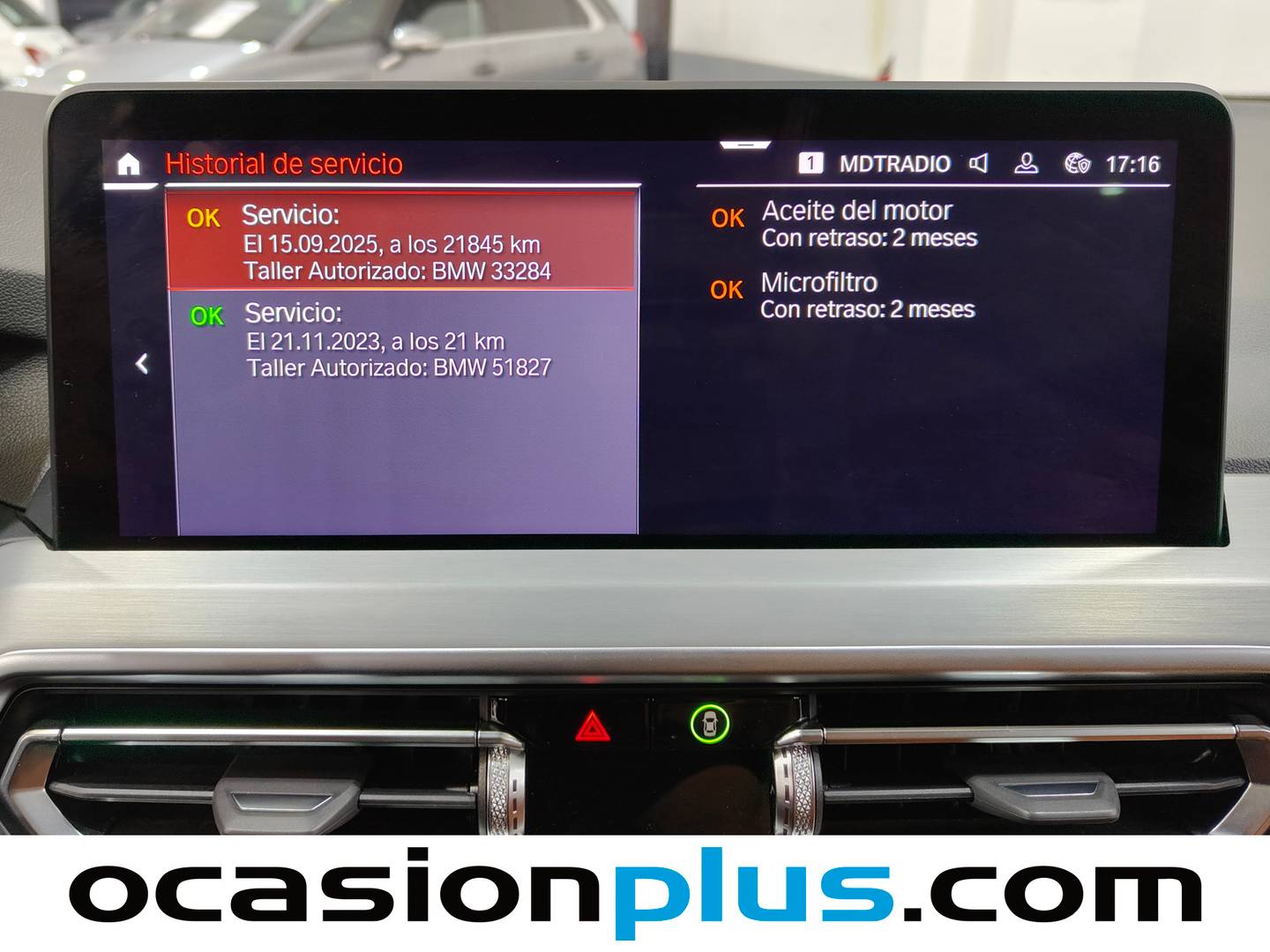 Foto del mantenimiento del BMW X3 BMW X3 xDrive20d xLine (190 CV) Paquete M