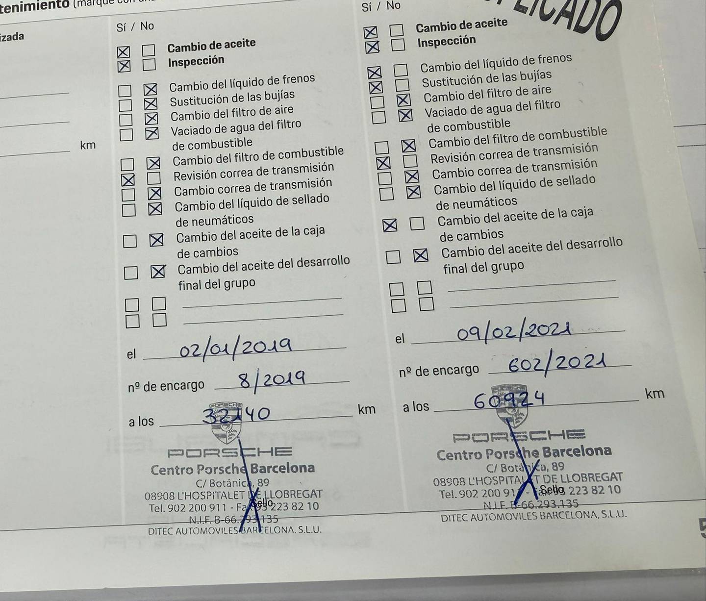 Foto del mantenimiento del Porsche Macan Porsche Macan GTS (360 CV) 4X4