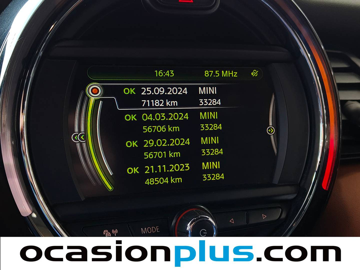 Foto del mantenimiento del Mini MINI Mini MINI Cooper 5 Puertas Cooper (136 CV)