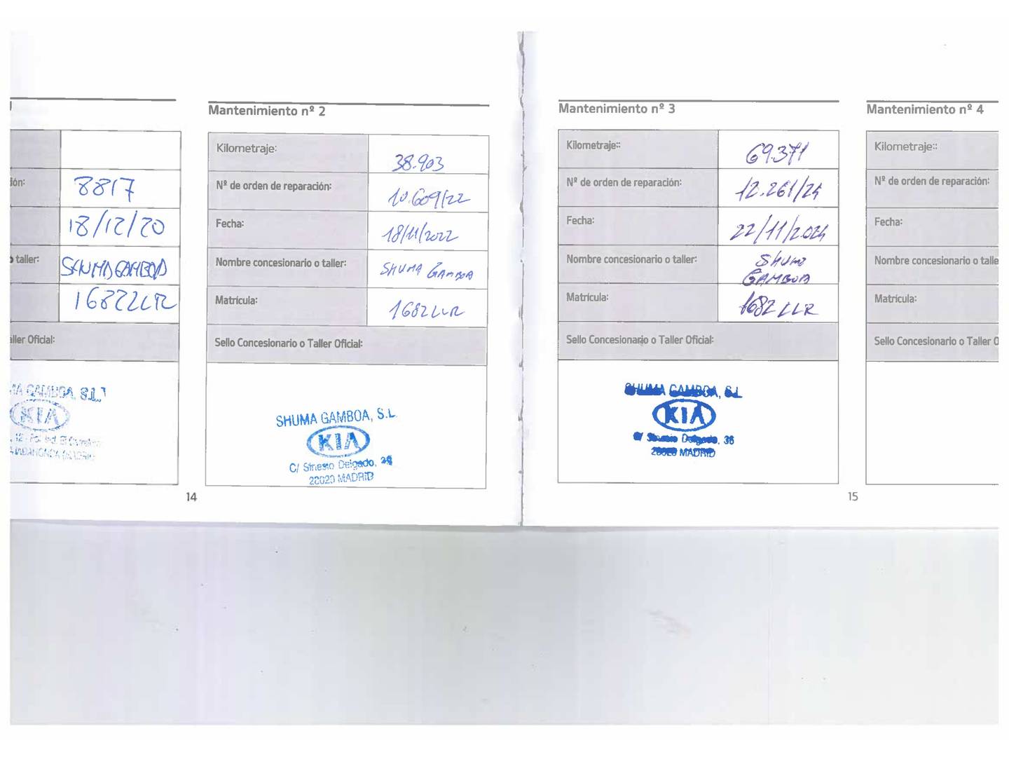 Foto del mantenimiento del KIA Ceed Tourer Kia Ceed Tourer 1.6 MHEV Tech DCT (136 CV)