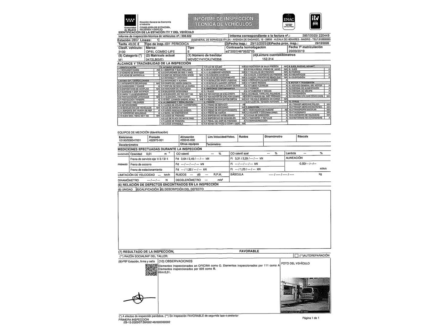 Opel Combo Life Opel Combo Life 1.5 TD S&S Selective L (102 CV) de segunda mano