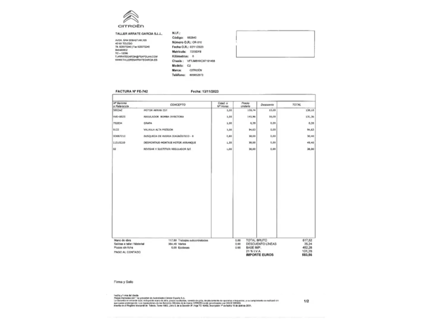 Foto Citroën C2 Citroen C2 1.4 HDI VTR (70 CV)