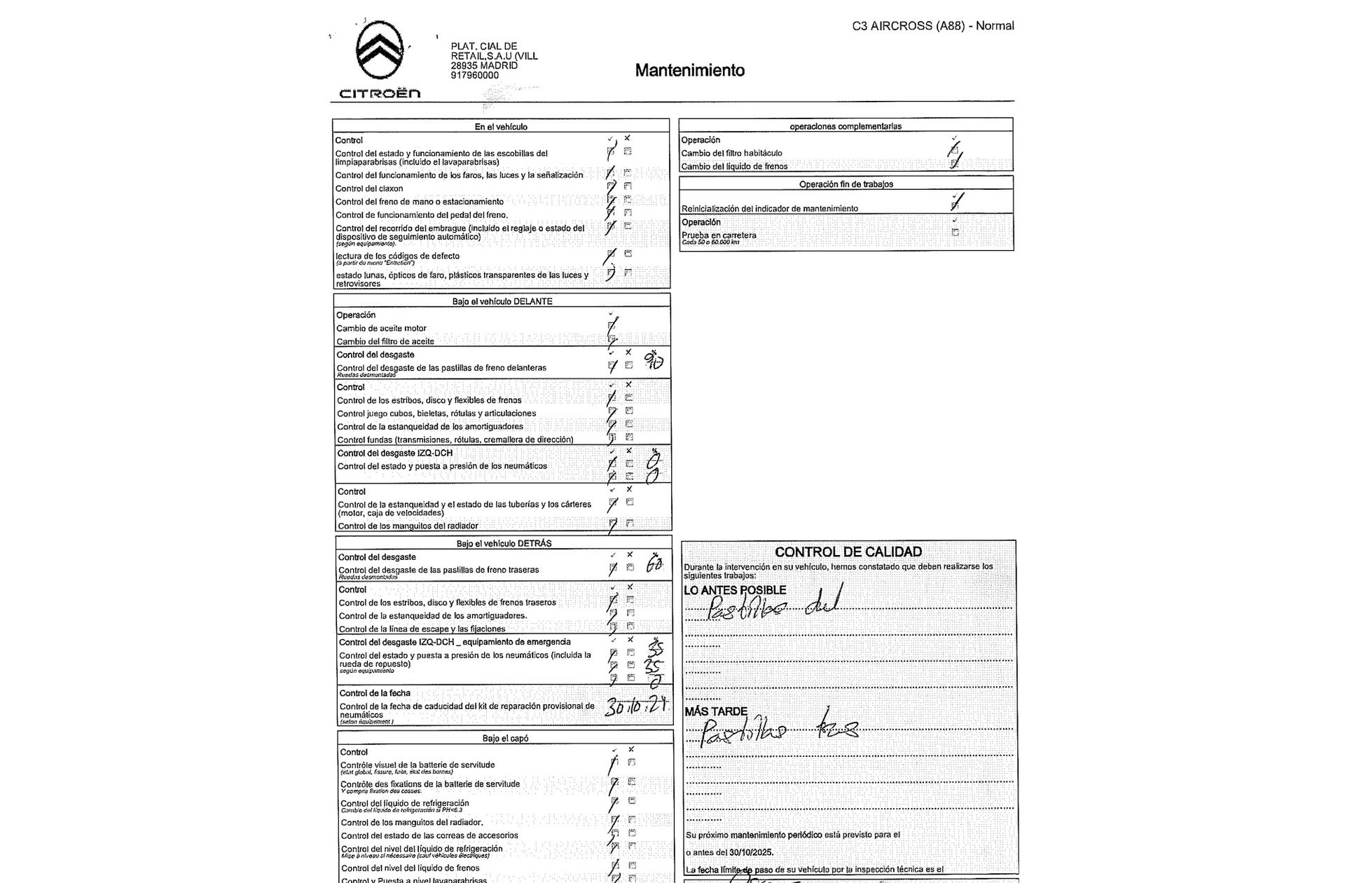 Citroën C3 Aircross BlueHDi 100 Feel - foto 21