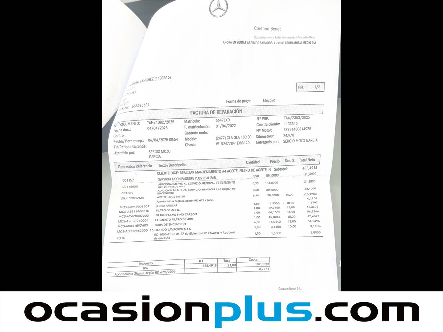 Foto Mercedes GLA Mercedes-Benz GLA 180 (136 CV) Pack AMG