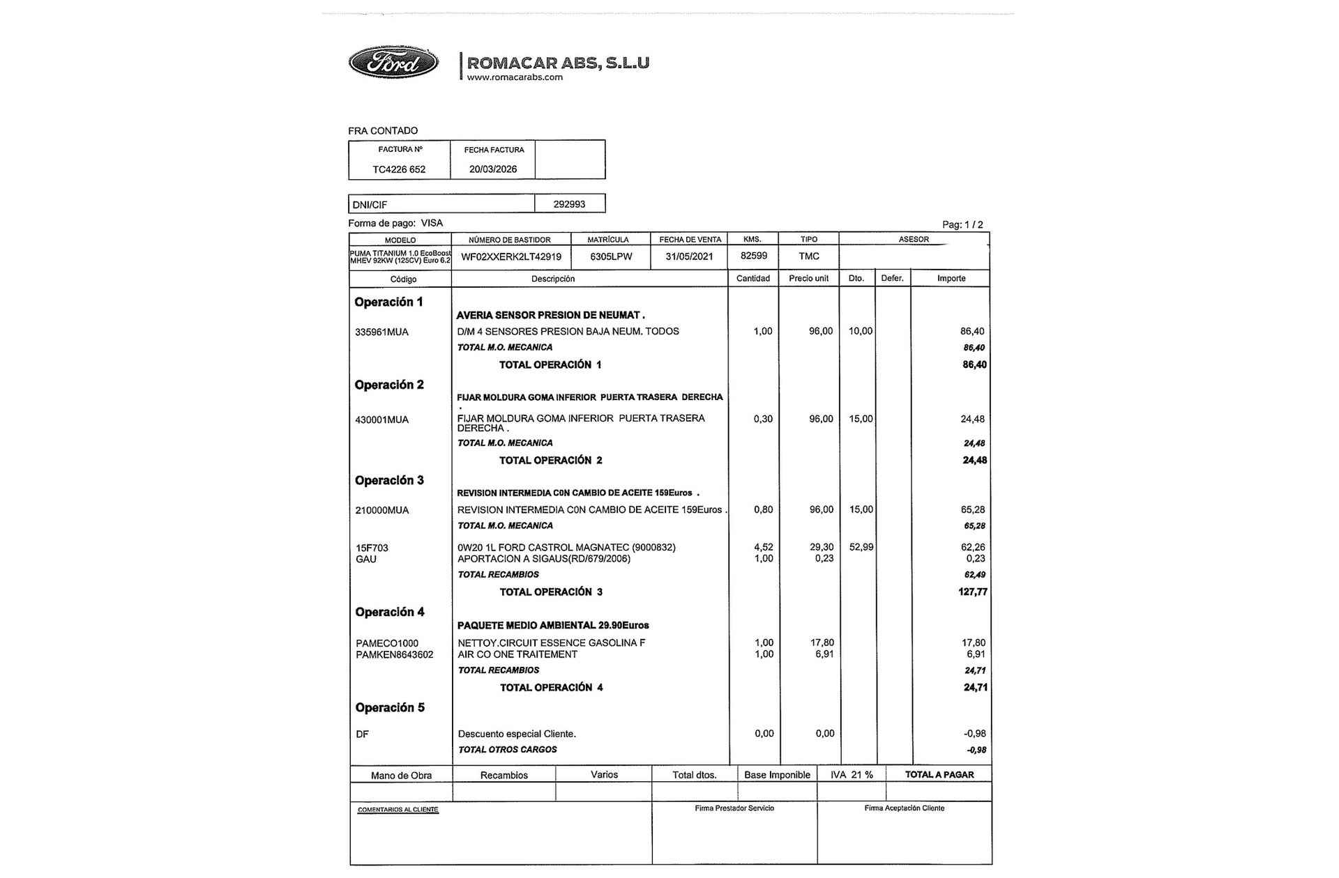 Ford Puma 1.0 EcoBoost MHEV Titanium - foto 24