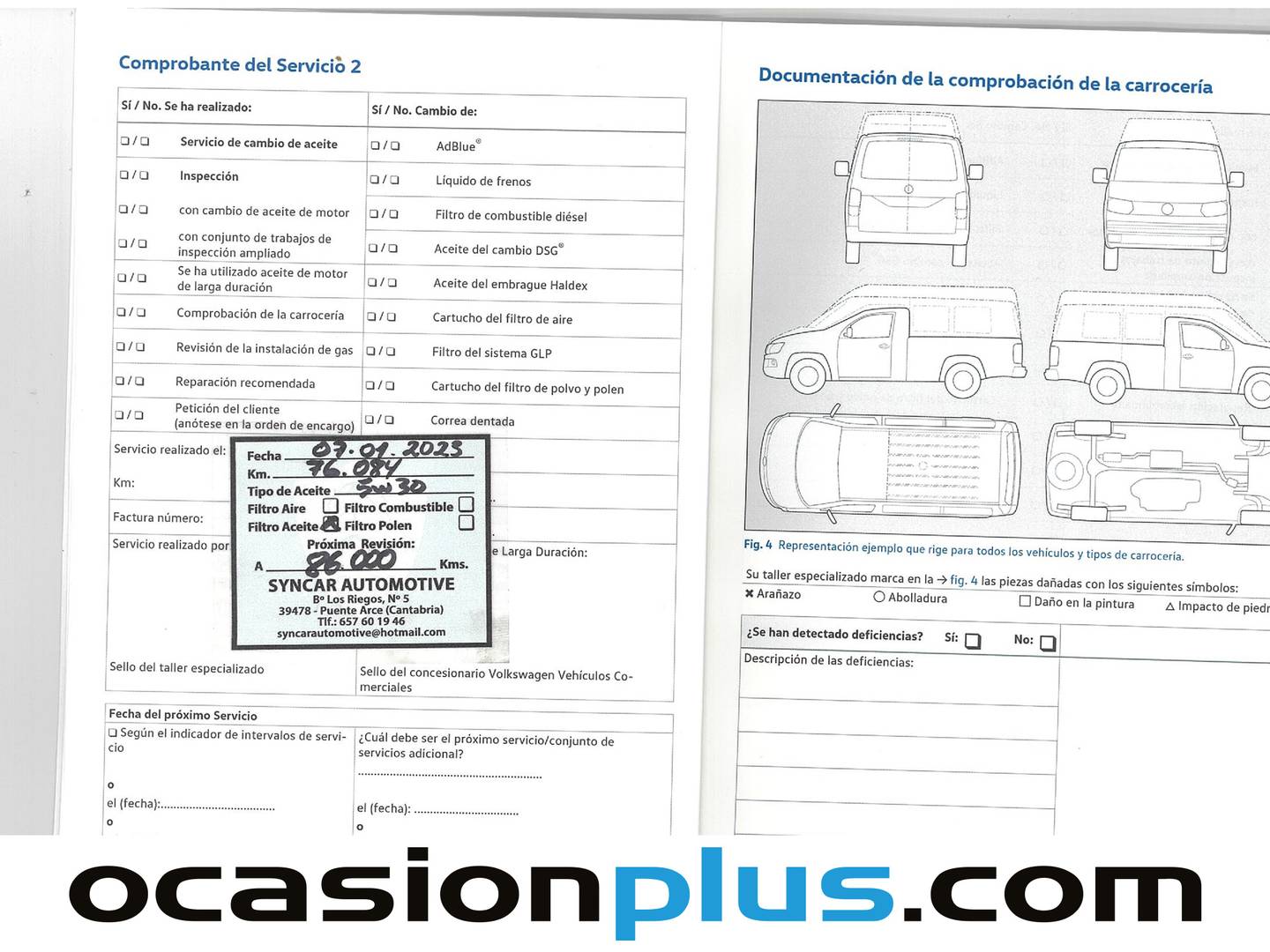 Foto del mantenimiento del Volkswagen Amarok Volkswagen Amarok Aventura 3.0 TDI BMT Cabina Doble 4Motion (224 CV) Auto