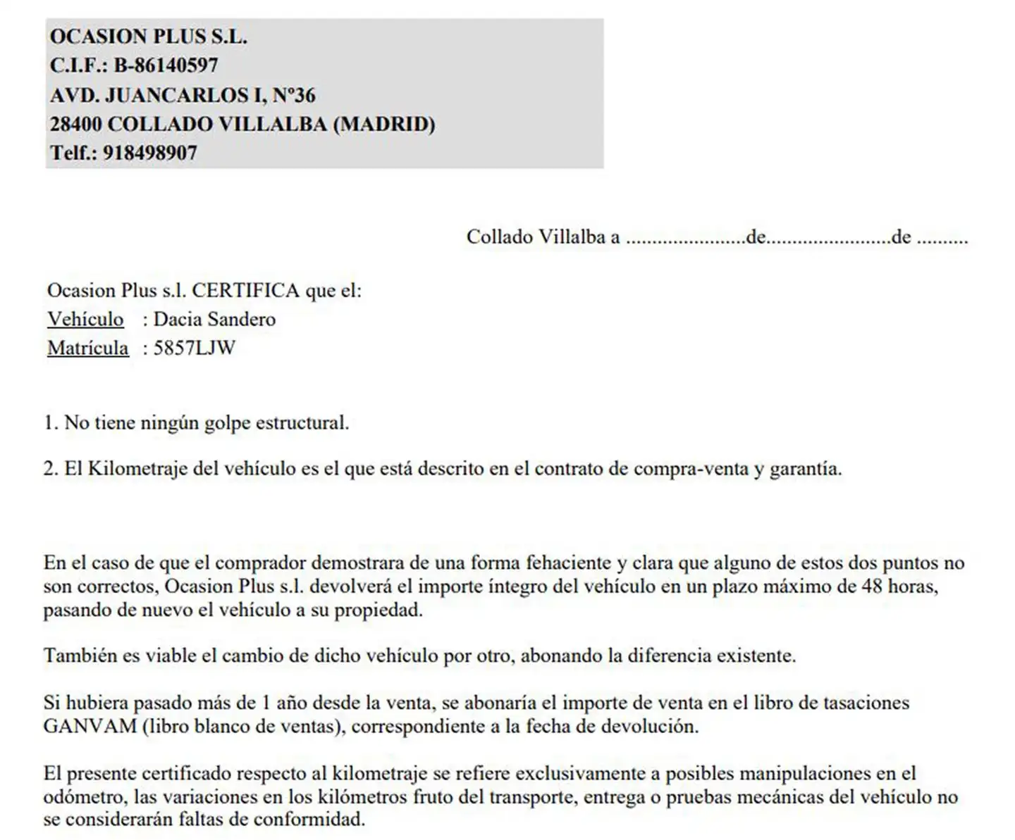 Foto Dacia Sandero Dacia Sandero SL Aniversario TCE (100 CV) GLP