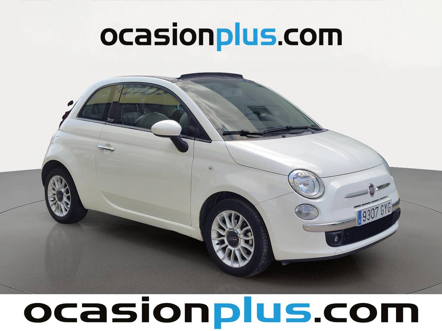 Foto delantera Fiat 500C Fiat 500C 1.3 16v Multijet Start&Stop Lounge (95 CV) derecha
