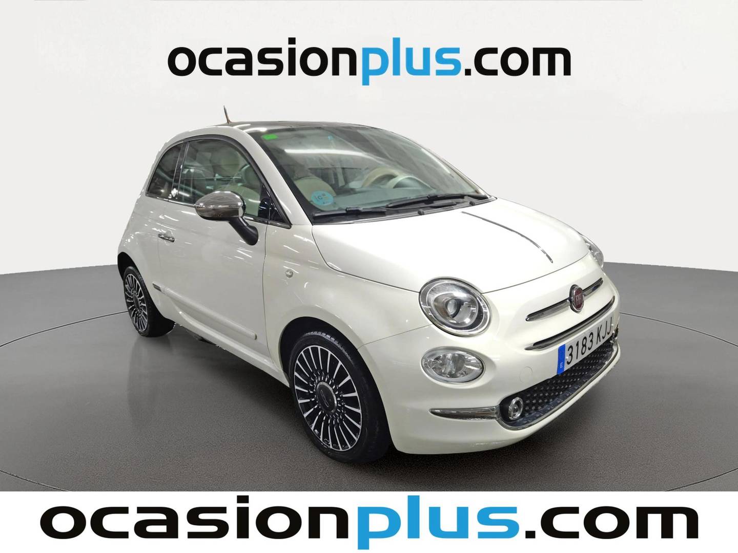 Foto delantera Fiat 500 Fiat 500 1.2 8v Lounge (69 CV) derecha