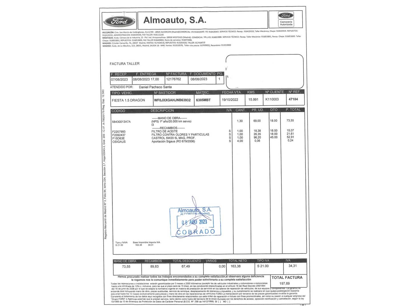 Ford Fiesta Ford Fiesta 1.5 EcoBoost ST (200 CV) barato
