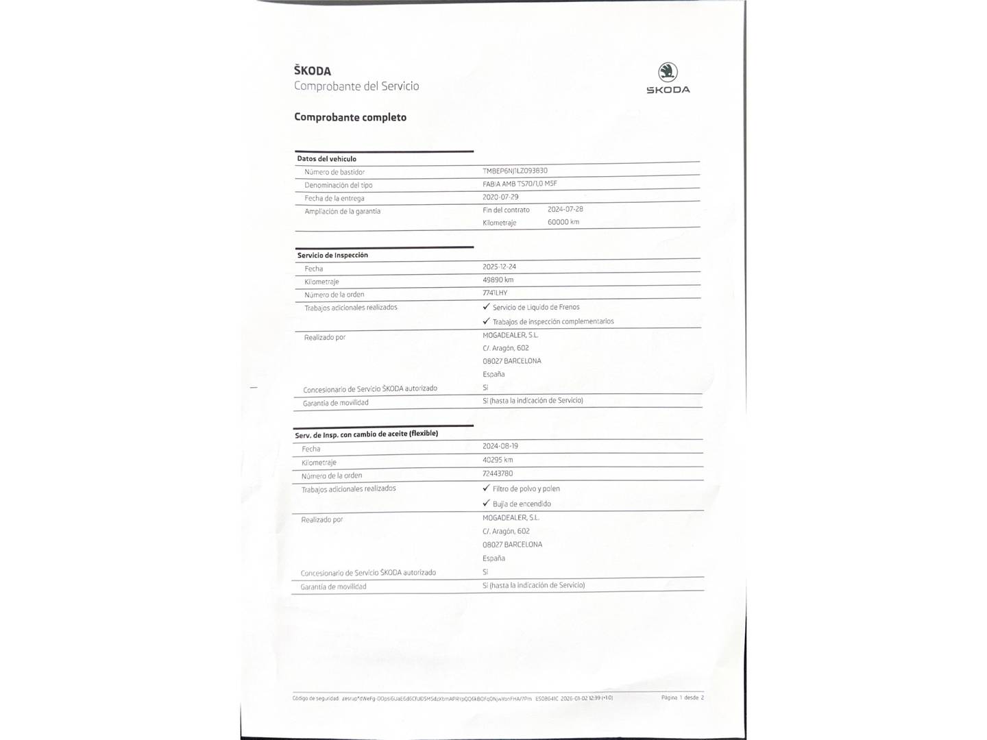 Foto Skoda Fabia Skoda Fabia 1.0 TSI Ambition Plus (95 CV)