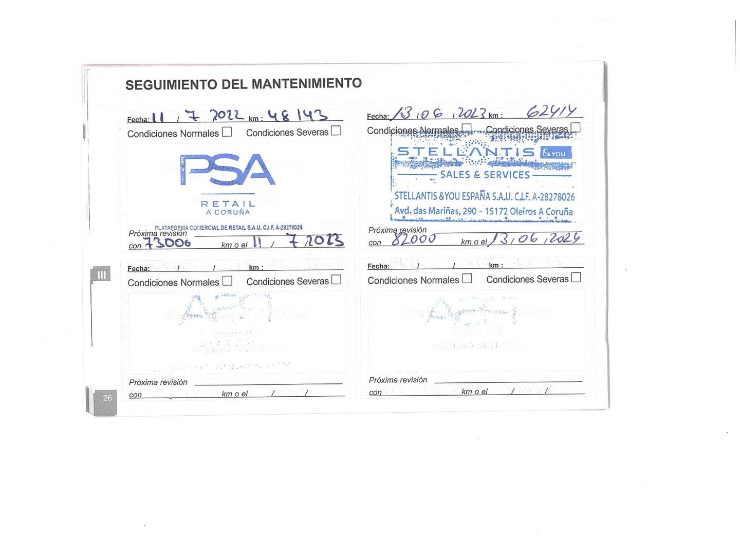 Foto del mantenimiento del Citroën C3 Aircross Citroen C3 Aircross PureTech 82 Feel (82 CV)