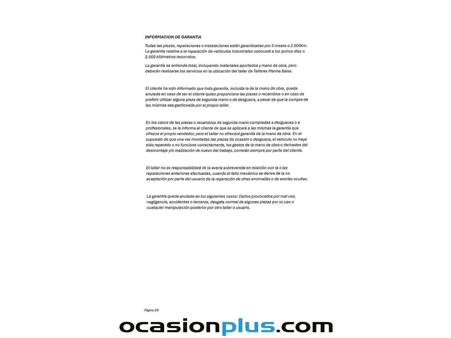 Foto del mantenimiento del Citroën C3 Citroen C3 PureTech 83 Feel (83 CV)