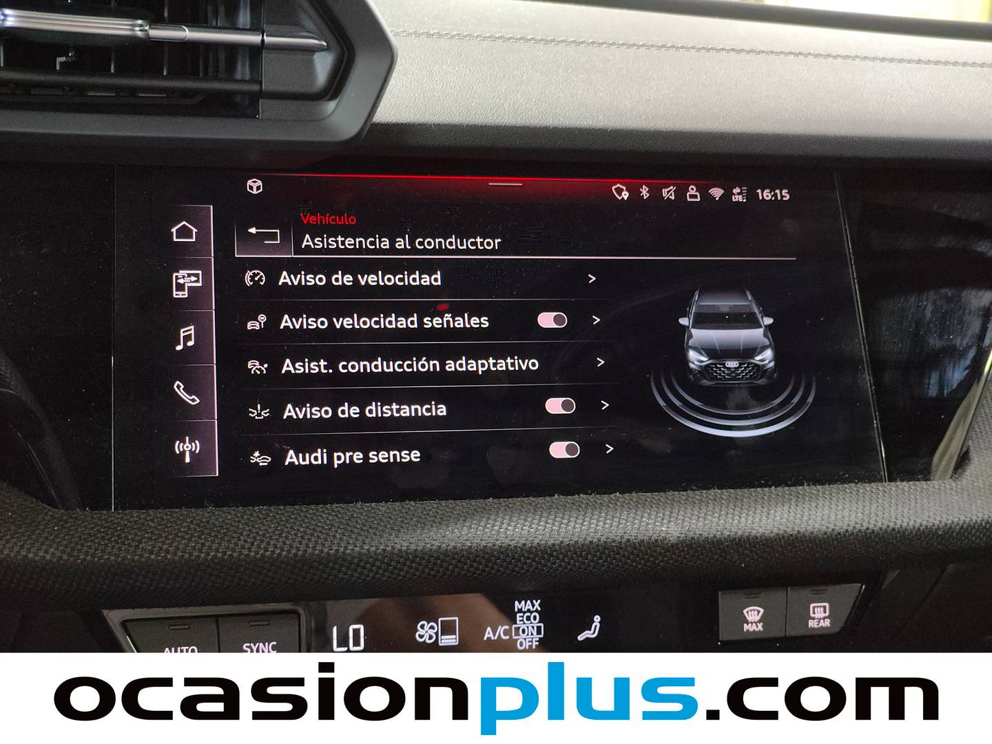 Extras del Audi A3 Audi A3 Sportback S line 30 TFSI (116 CV) S tronic