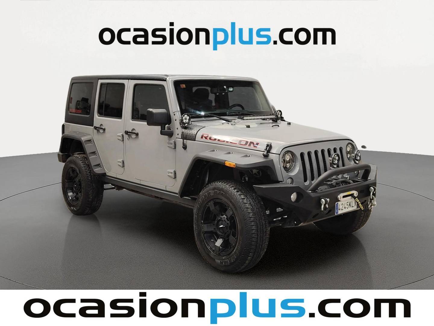 Foto delantera Jeep Wrangler Unlimited Jeep Wrangler Unlimited 2.8 CRD Rubicon Auto (200 CV) derecha