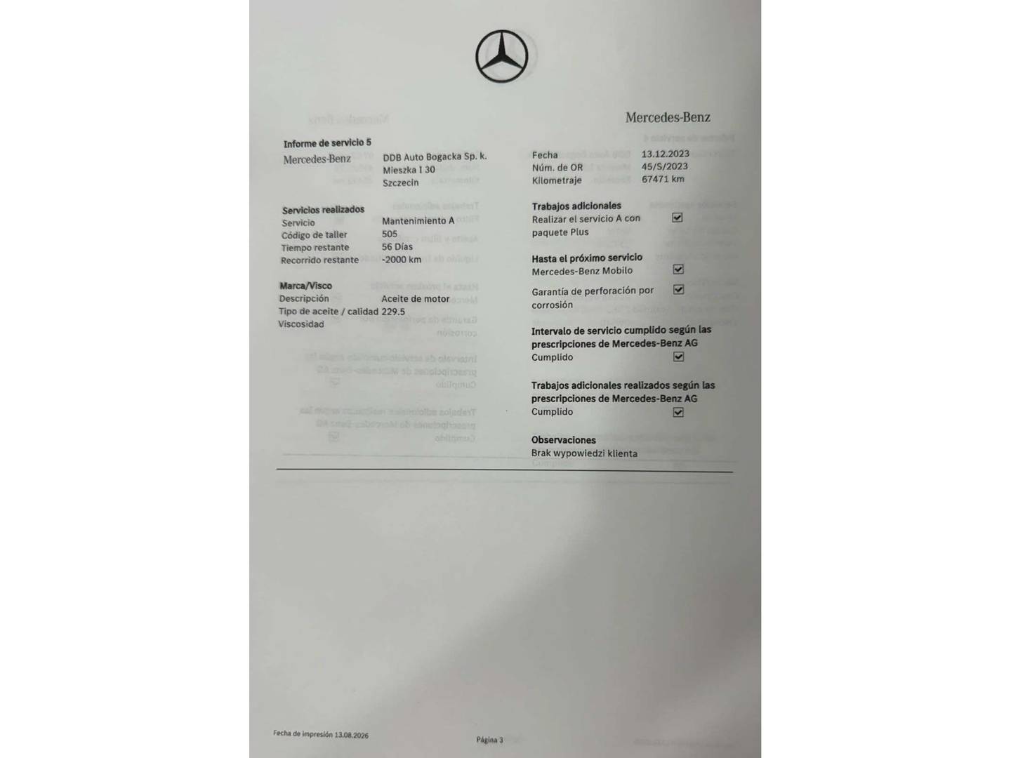 Foto del mantenimiento del Mercedes Clase GLE Coupé Mercedes GLE GLE Coupe 63 S AMG 4Matic (585 CV)