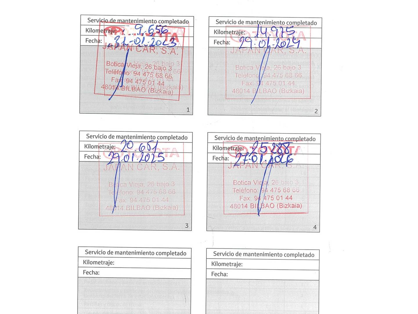Foto del mantenimiento del Toyota Yaris Cross Toyota Yaris Cross 120H Style (116 CV)