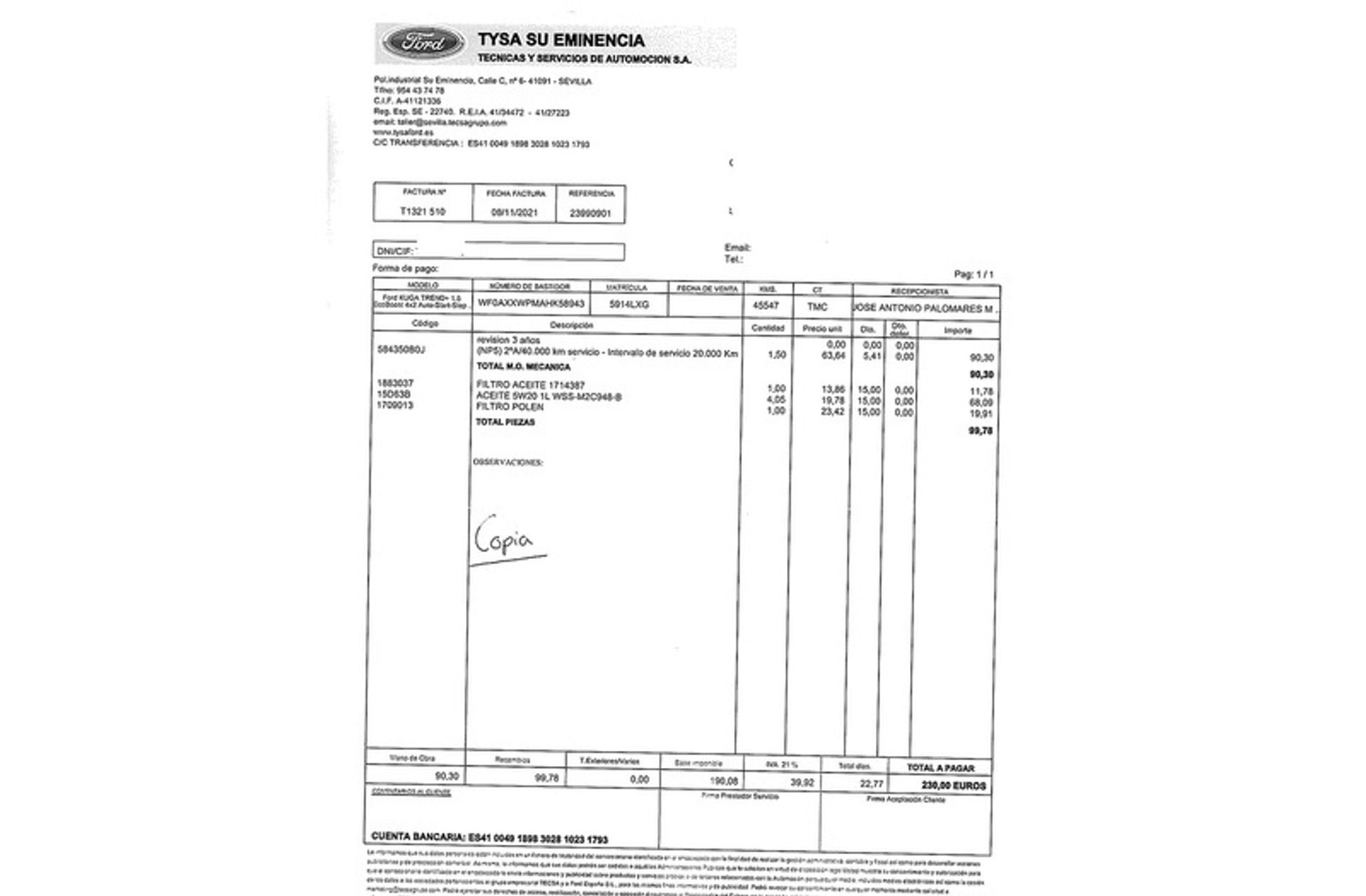 Ford Kuga 1.5 EcoBoost Trend 4x2 - foto 11