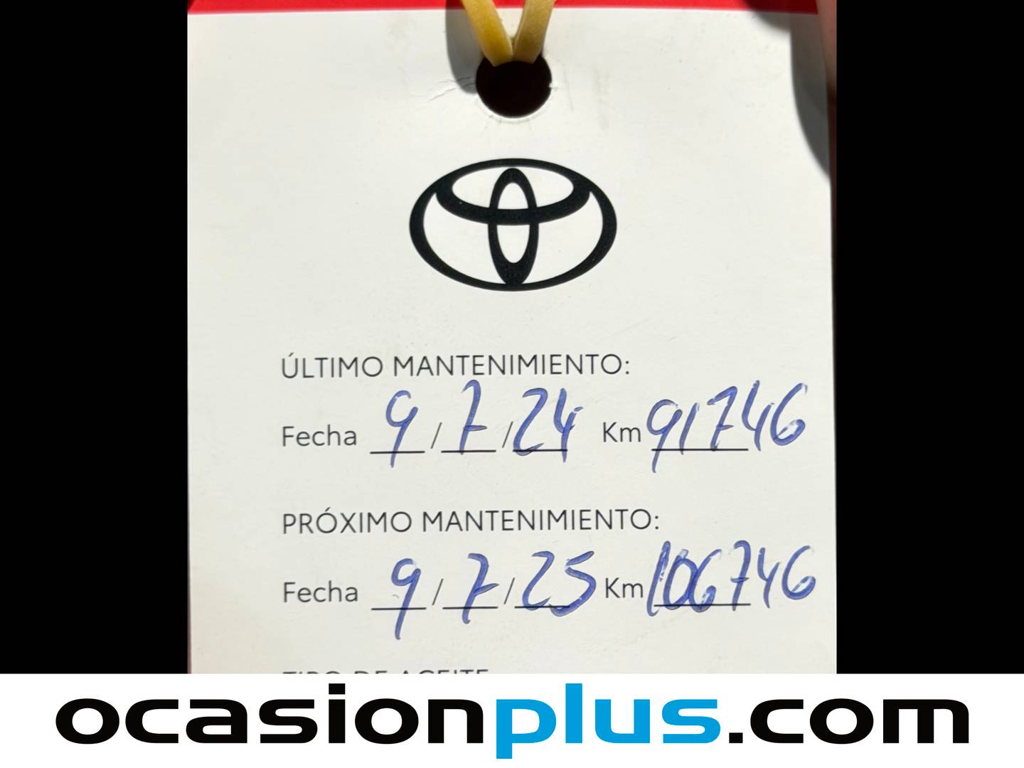 Foto del mantenimiento del Toyota Corolla Toyota Corolla 1.8 125 Híbrido Active Tech E-CVT (122 CV)