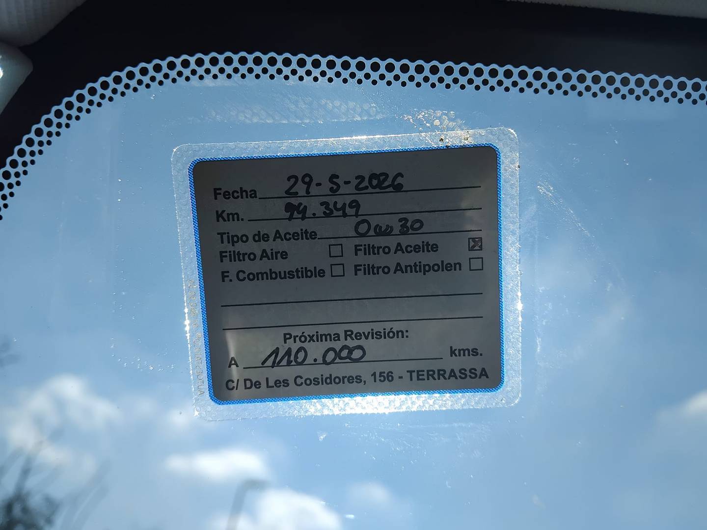 Foto del mantenimiento del Jeep Renegade Jeep Renegade 1.4 Multiair Longitude 4x2 (140 CV)