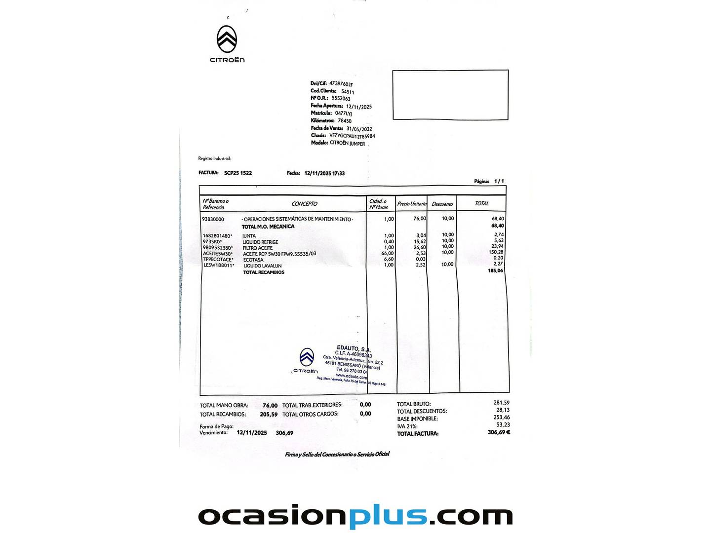 Foto del mantenimiento del Capron Sunlight V66 Capron Sunlight V66 Adventure Edition (165 CV) 4 Plazas