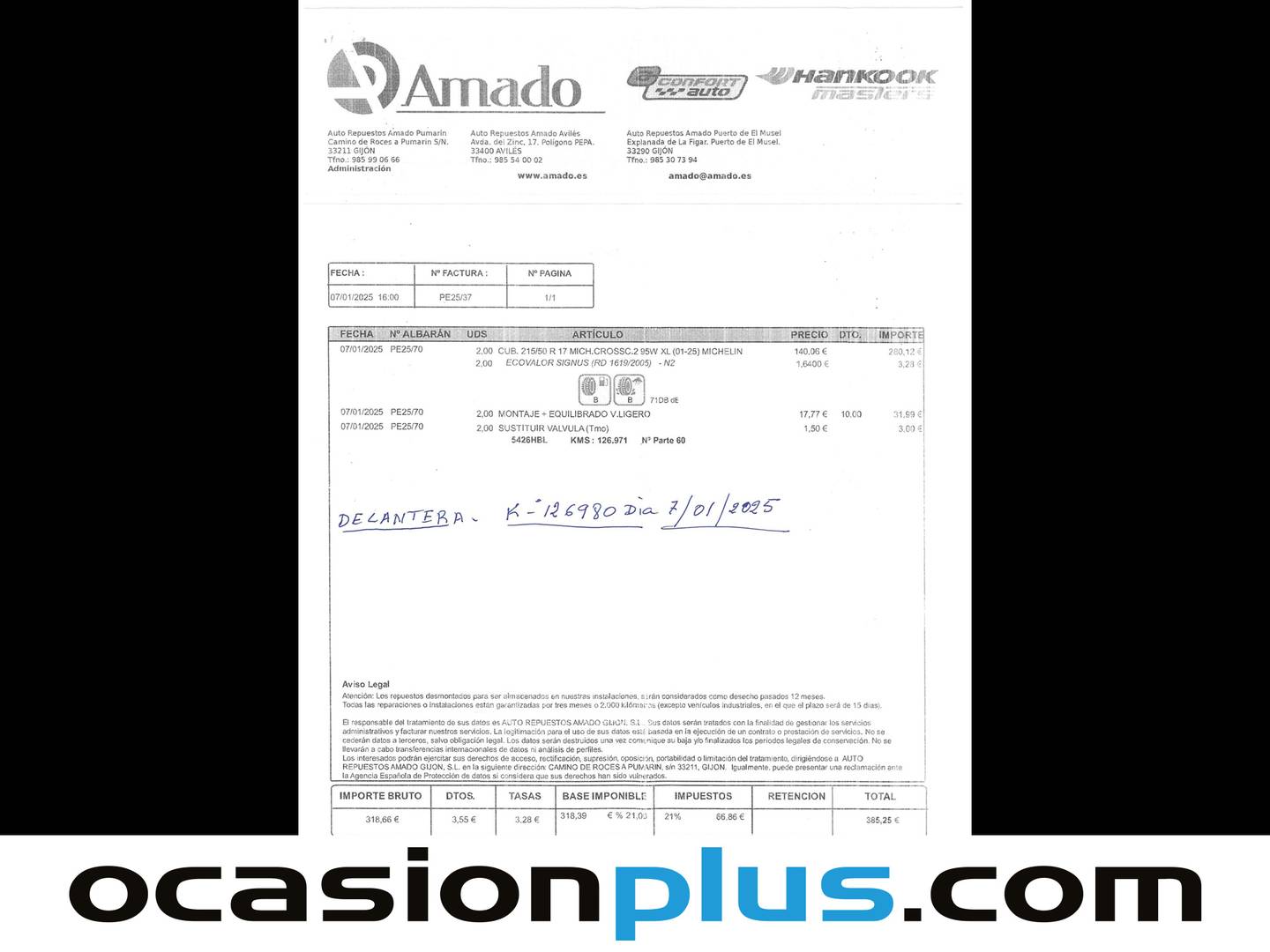 Foto del mantenimiento del Citroën C4 Picasso Citroen C4 Picasso 1.6 HDI Millenium (109 CV)