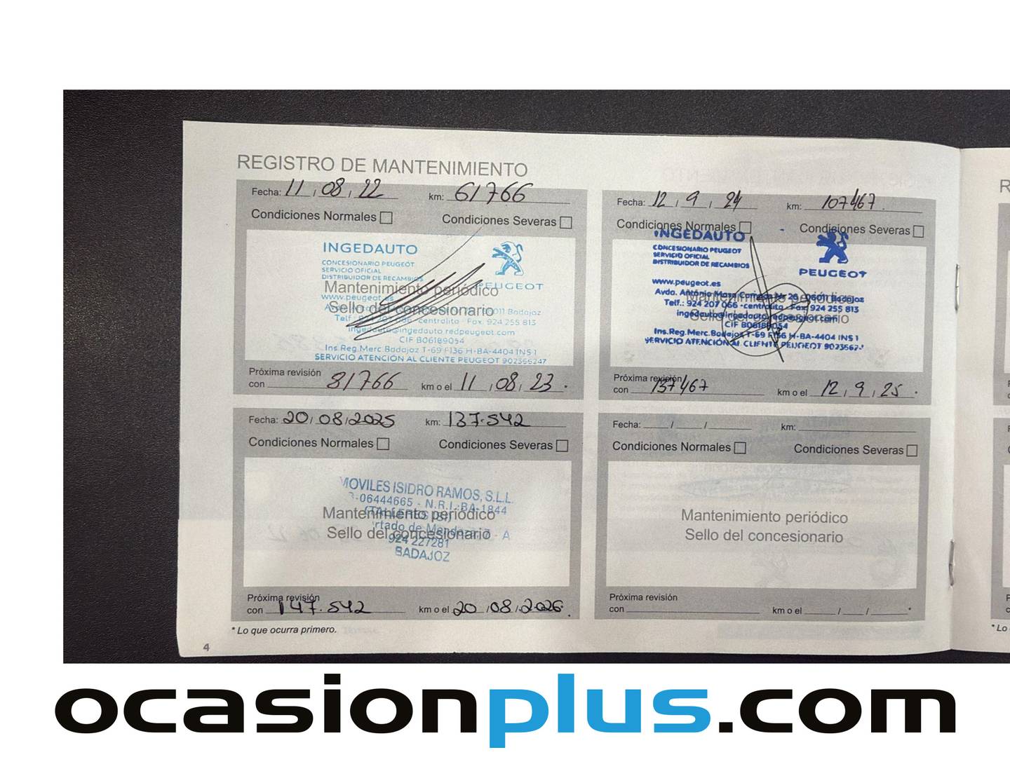 Foto del mantenimiento del Peugeot 5008 Peugeot 5008 BlueHDi 130 S&S Allure  (130 CV) 7 Plazas