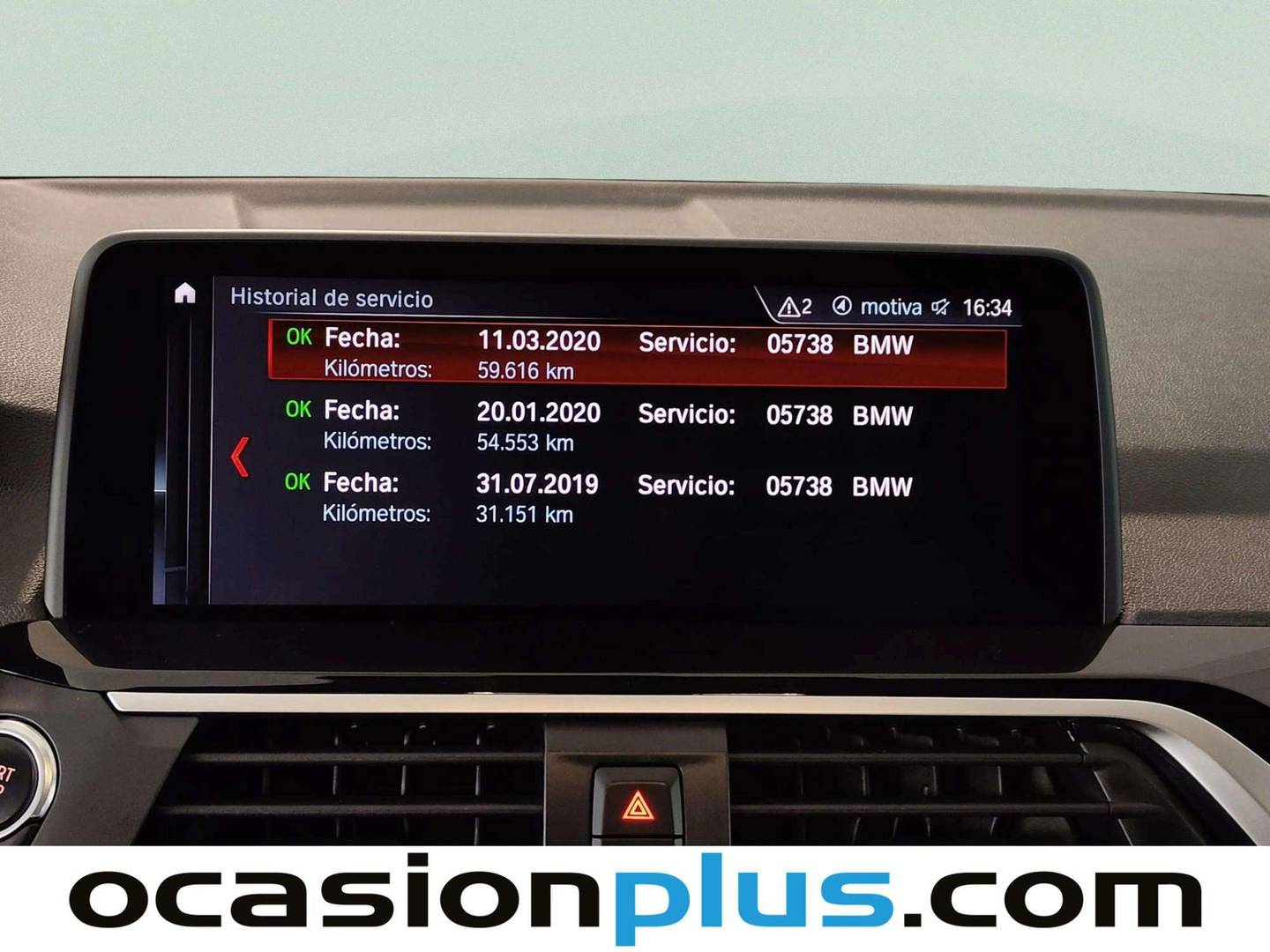 Foto del mantenimiento del BMW X3 BMW X3 xDrive20i (184 CV)