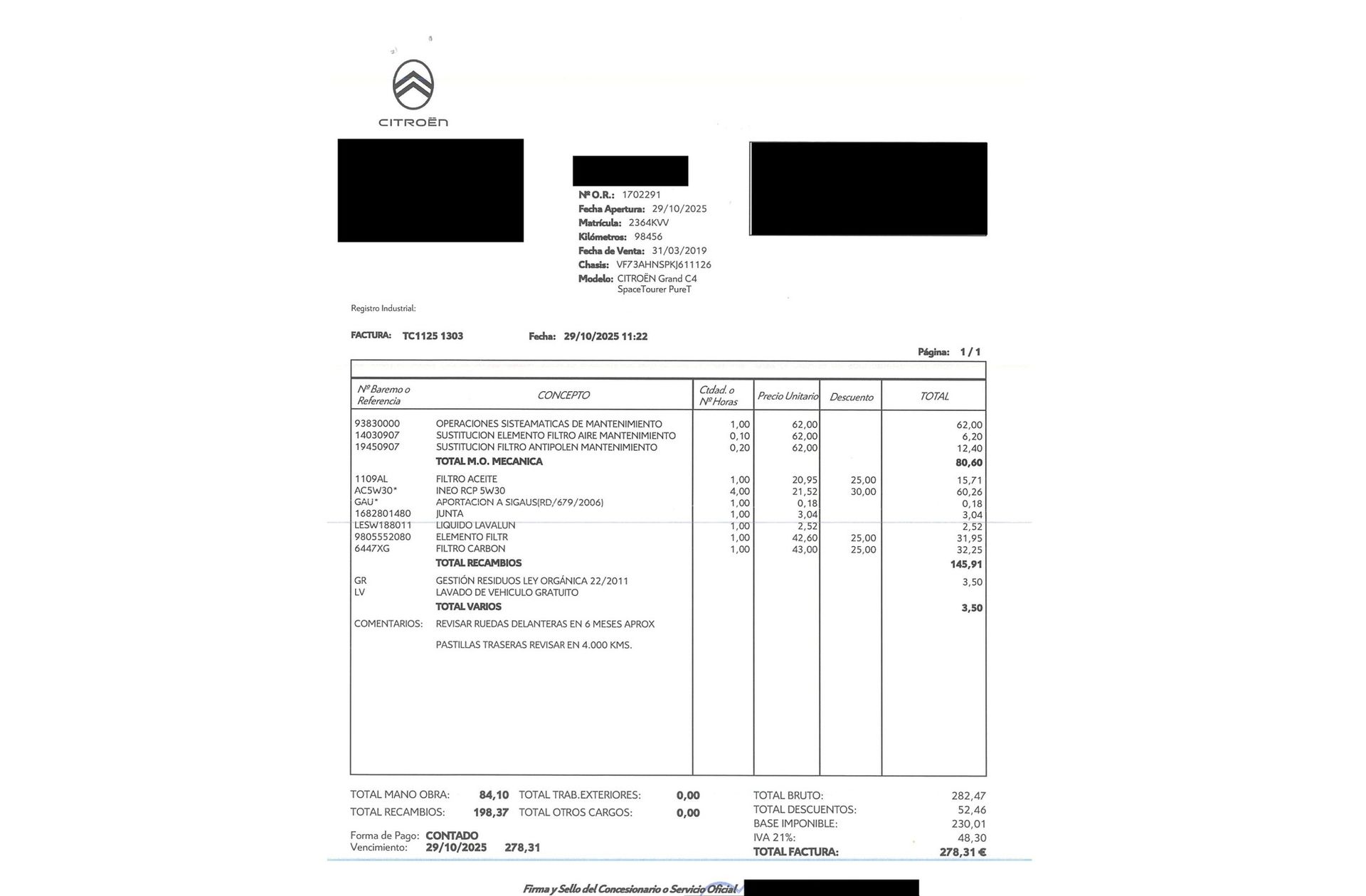 Citroën C4 Grand SpaceTourer PureTech 130 Shine 7 plazas - foto 23