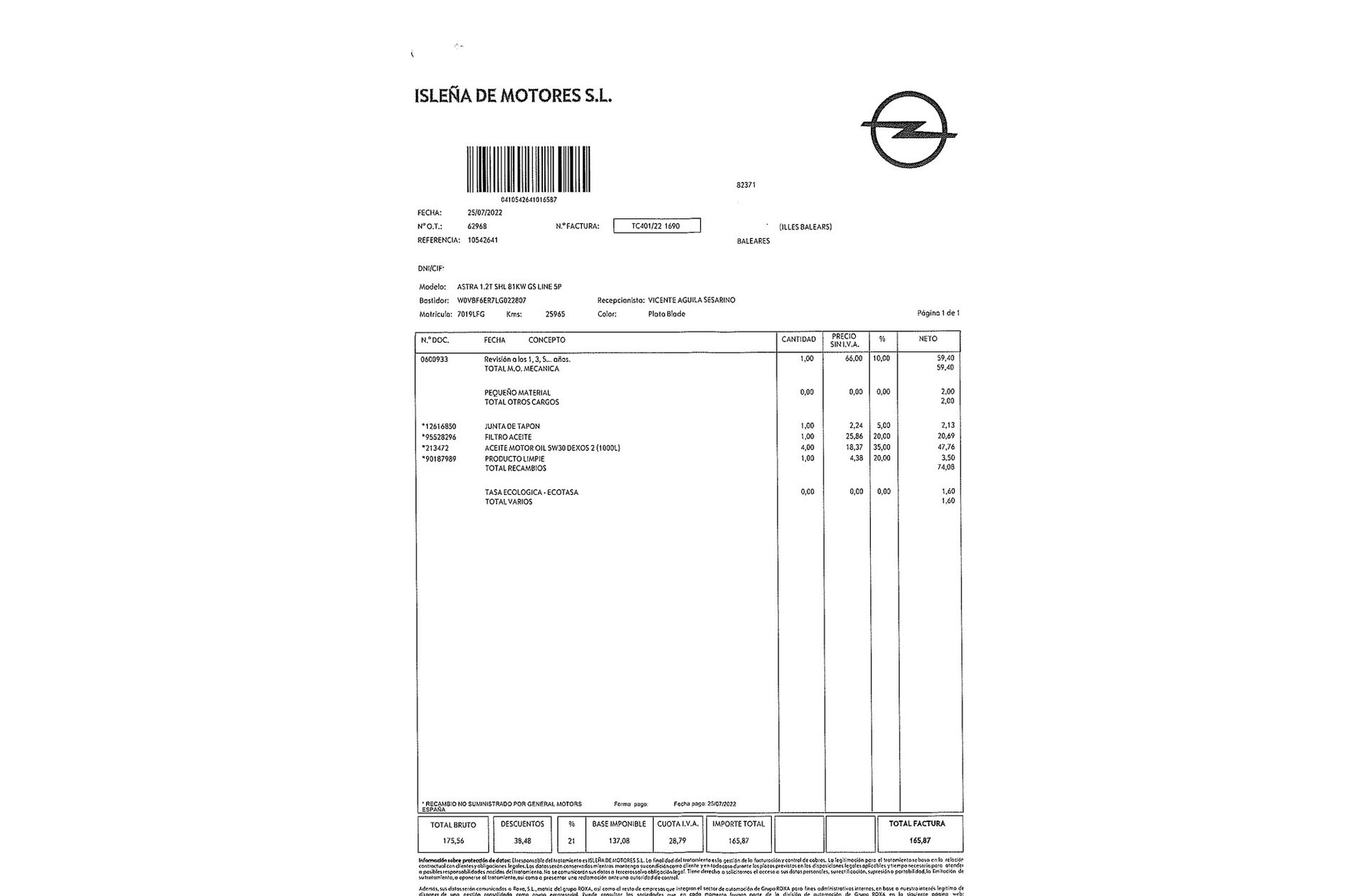 Opel Astra 1.2 Turbo SHL GS Line - foto 20