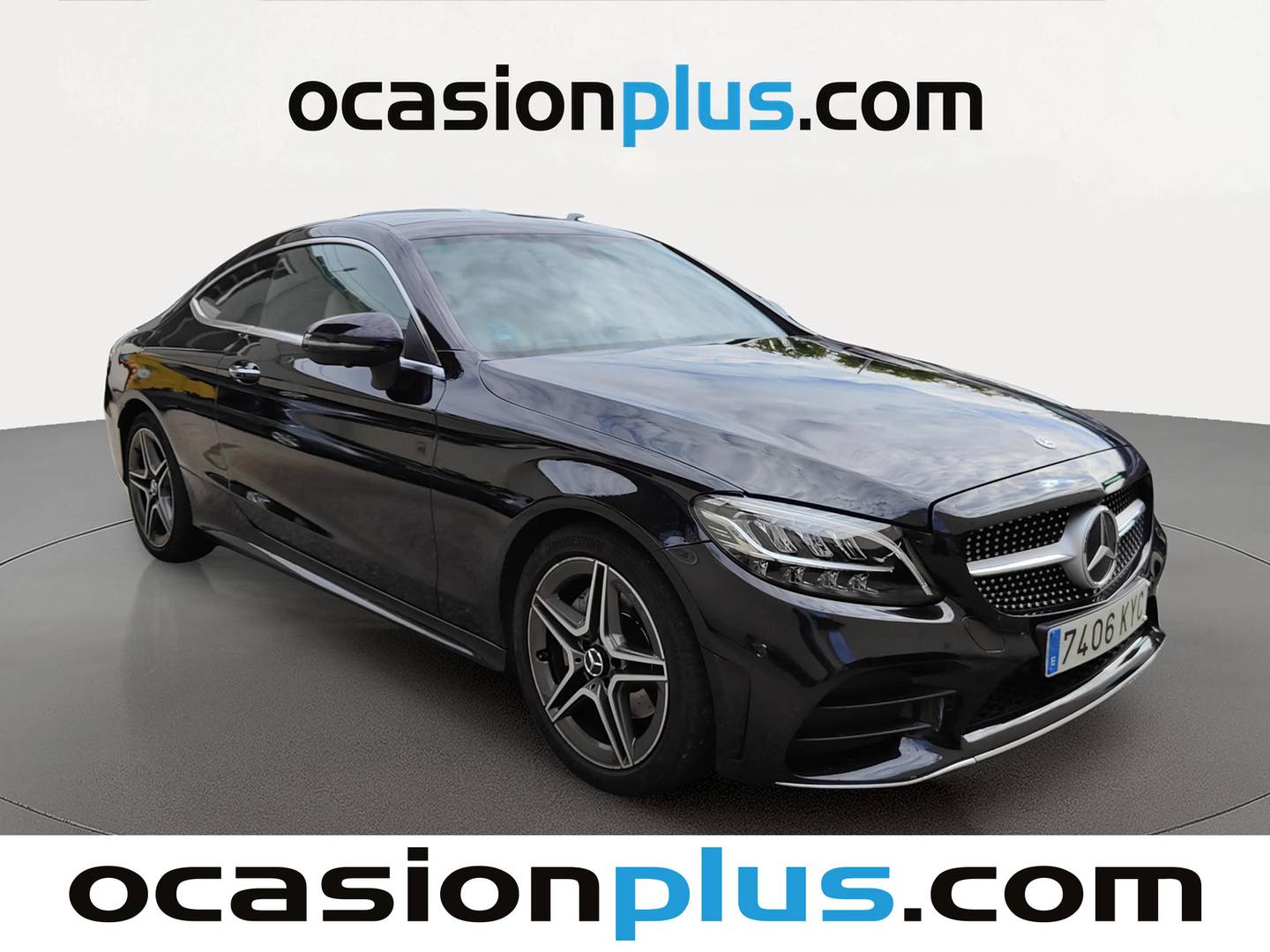 Foto delantera Mercedes Clase C Mercedes Clase C Coupe 220 d (194 CV) Pack AMG derecha