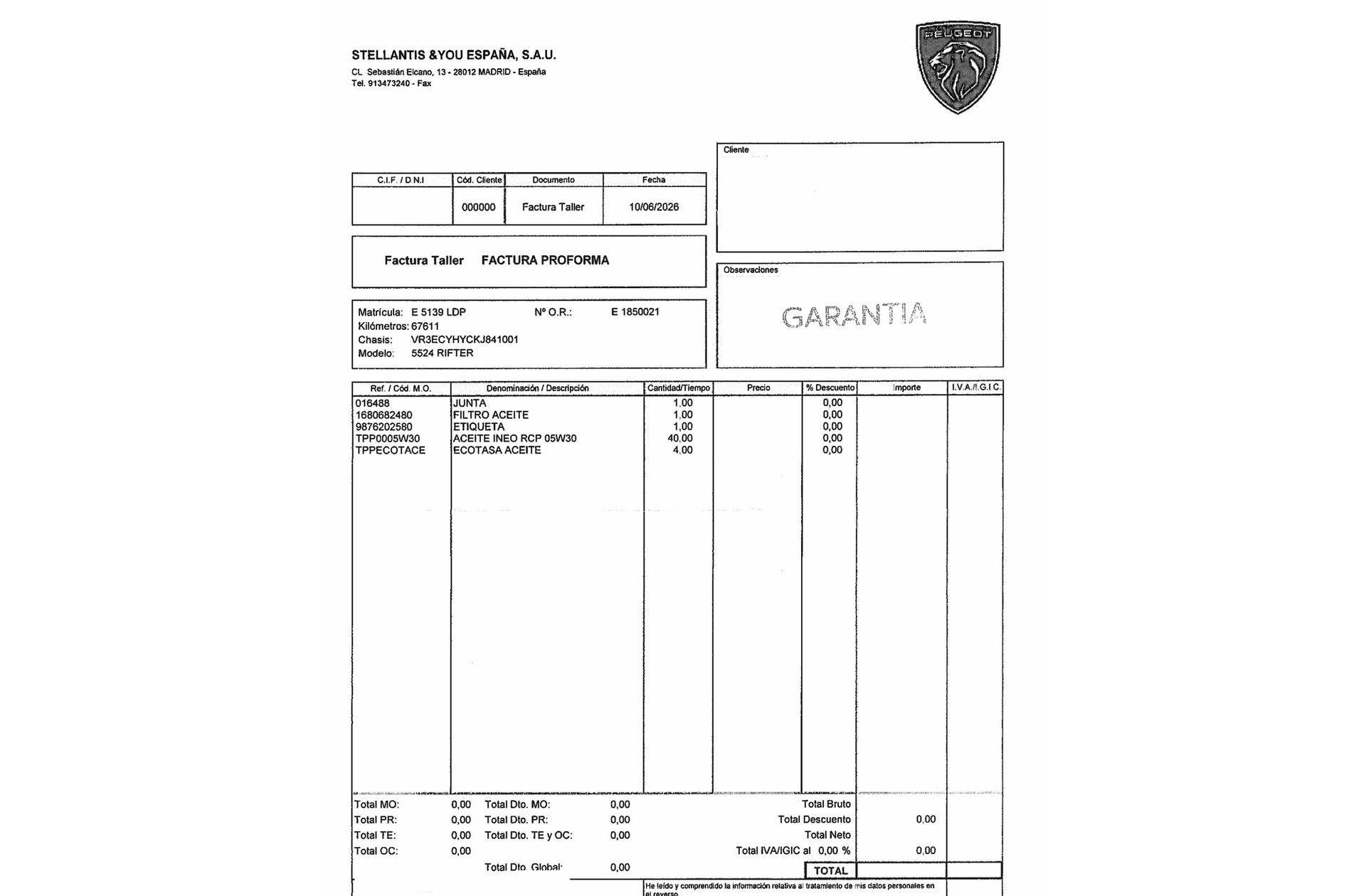 Peugeot Rifter BlueHDi 100 Active Standard Nav+ - foto 21