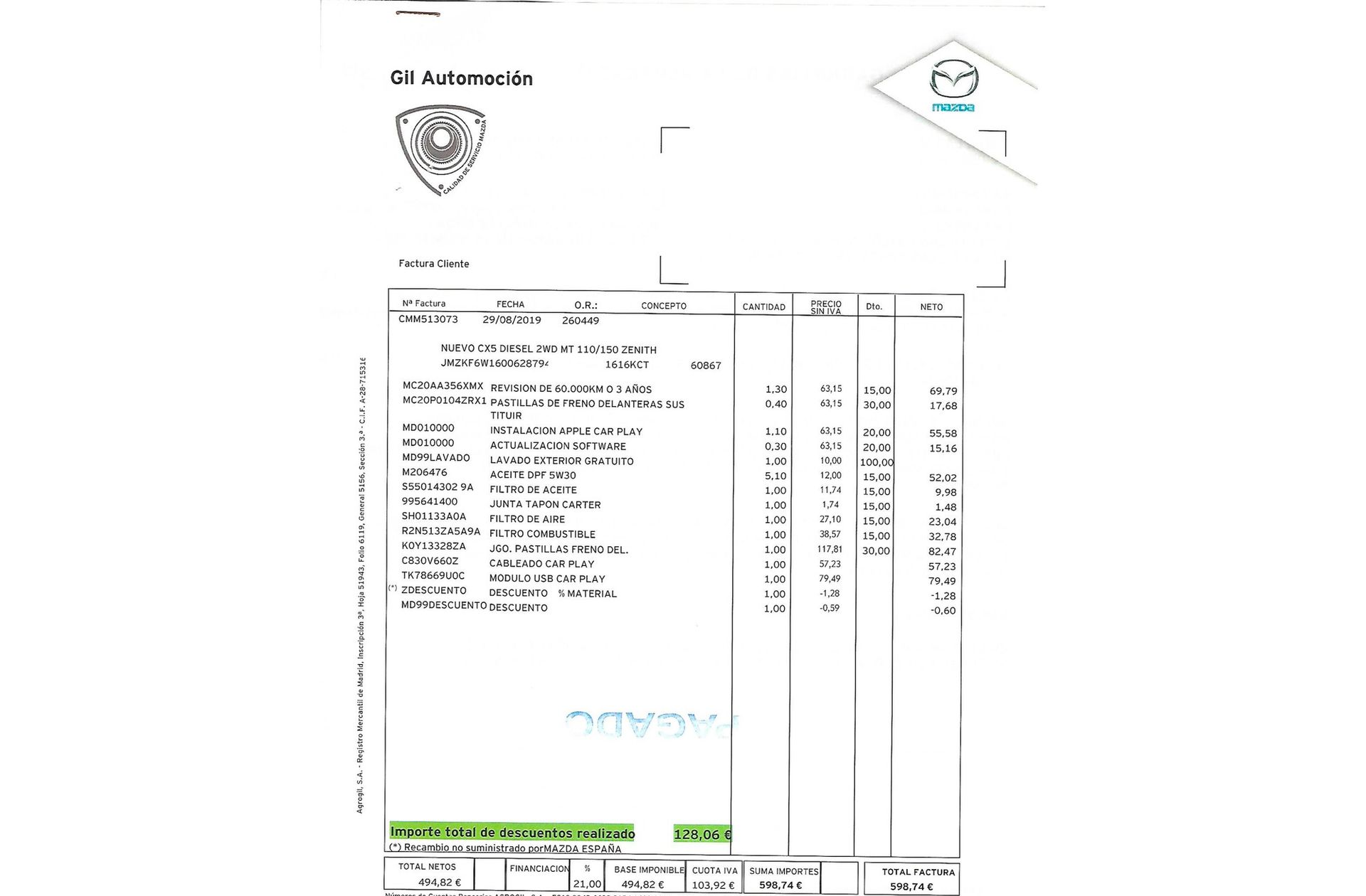 Mazda CX-5 2.2 DE Zenith 2WD - foto 26