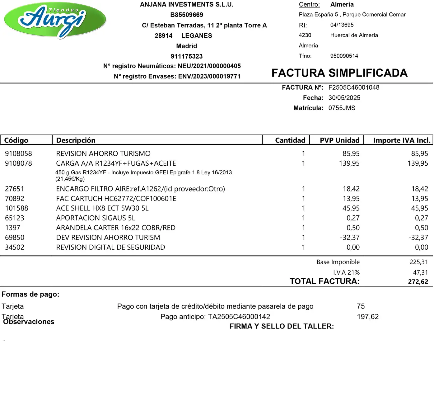 Mantenimiento