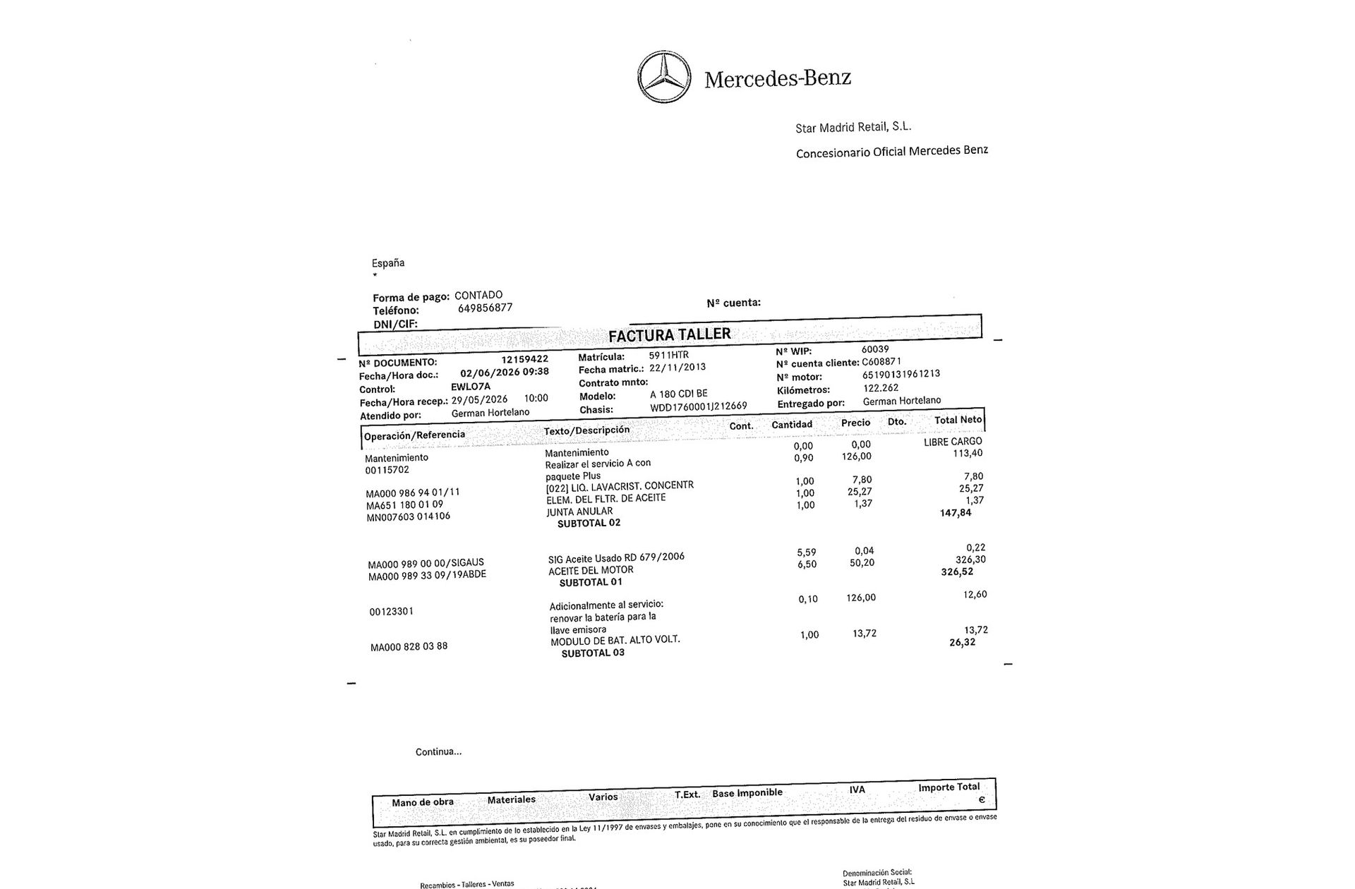 Mercedes-Benz Clase A 180 CDI Blue Efficiency Urban - foto 19