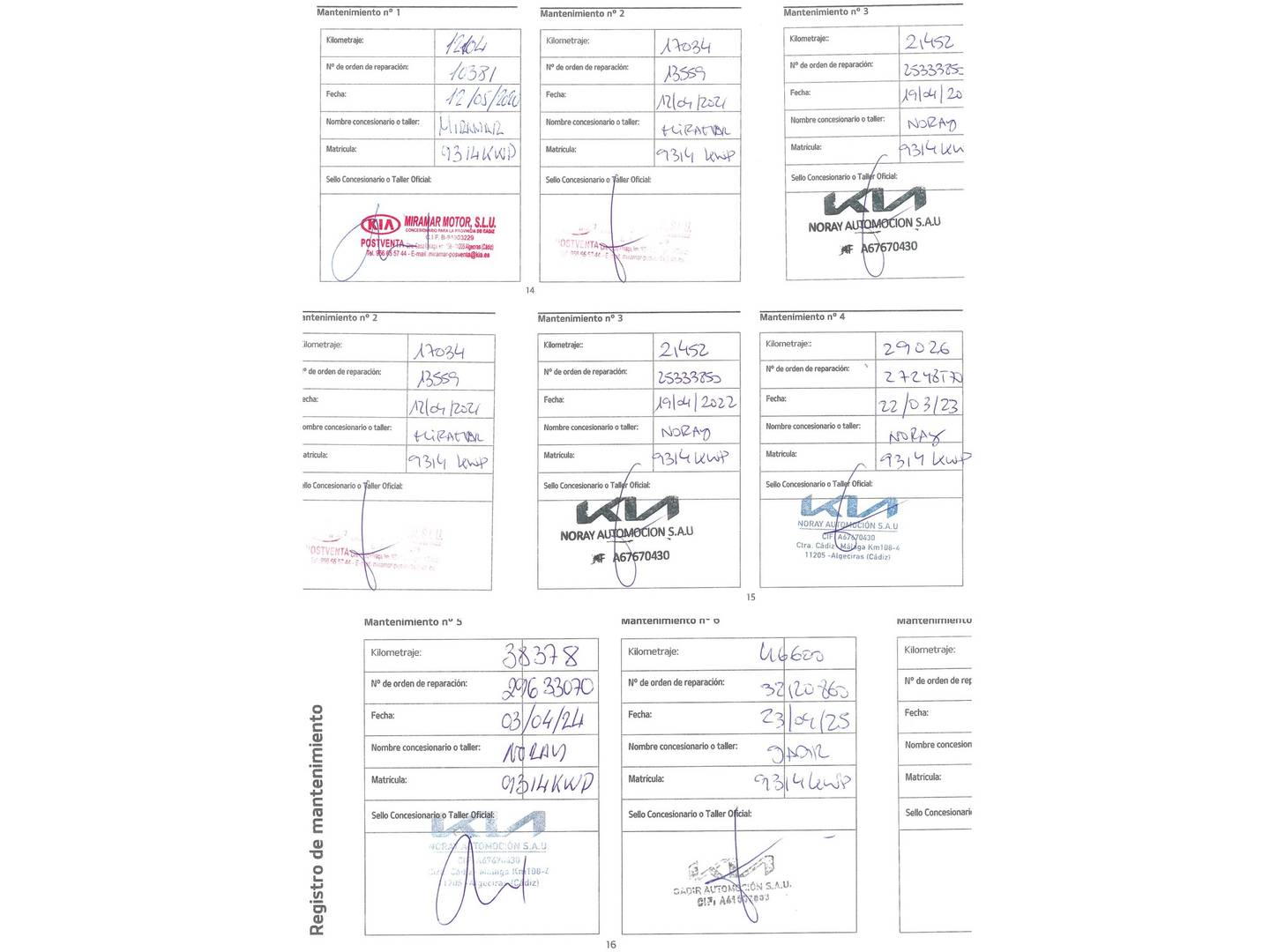 Foto del mantenimiento del KIA Stonic Kia Stonic 1.2 CVVT Concept Eco-Dynamic (84 CV)