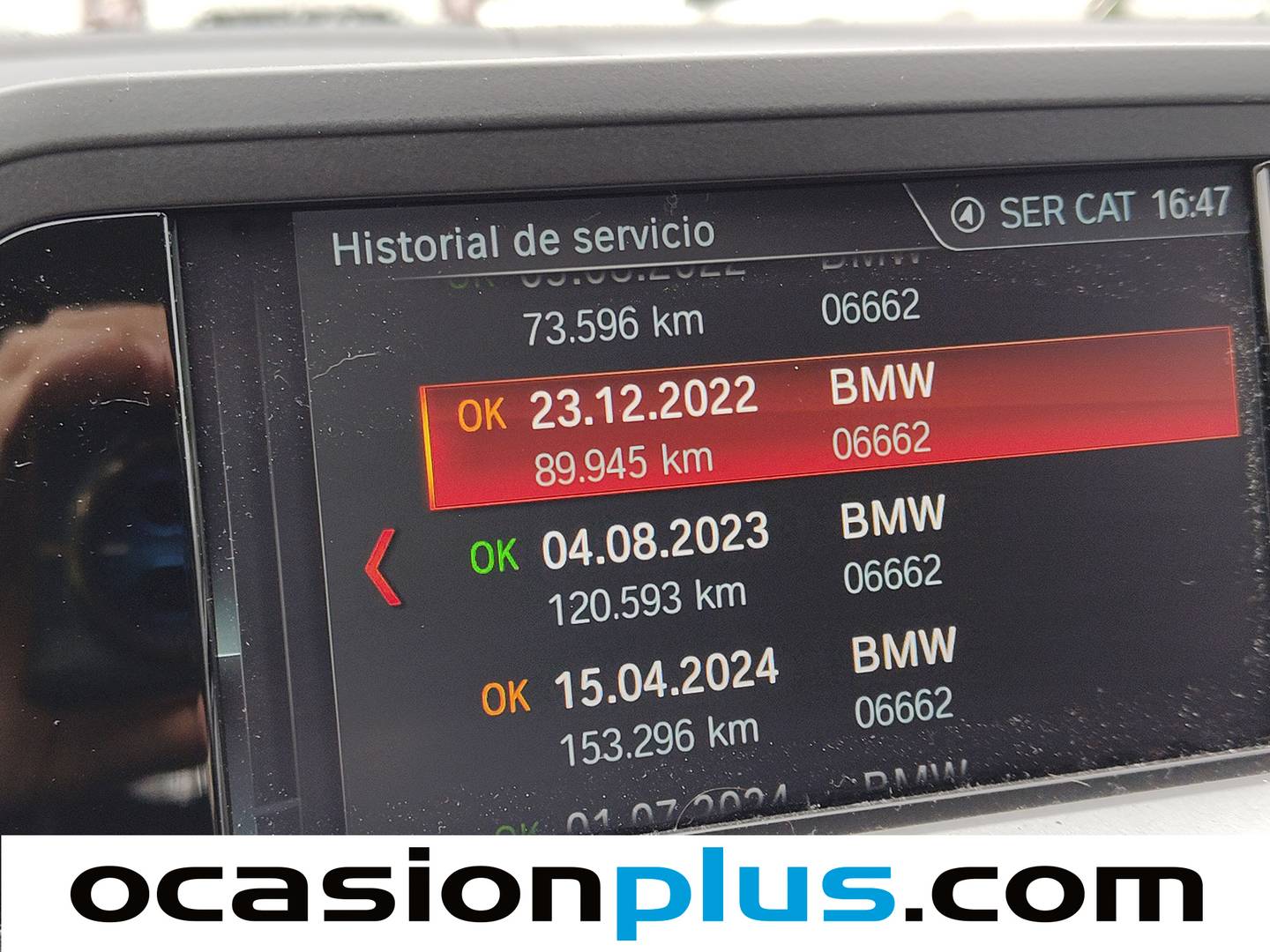 Foto del mantenimiento del BMW X3 BMW X3 xDrive20d (190 CV)