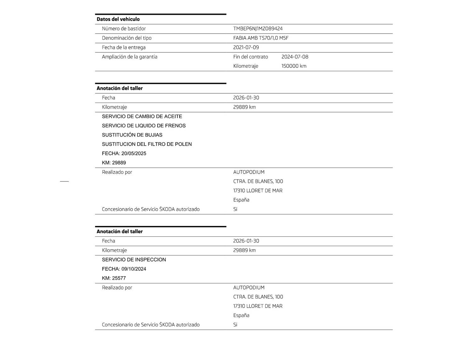 Foto Skoda Fabia Skoda Fabia 1.0 TSI Color Concept (95 CV)