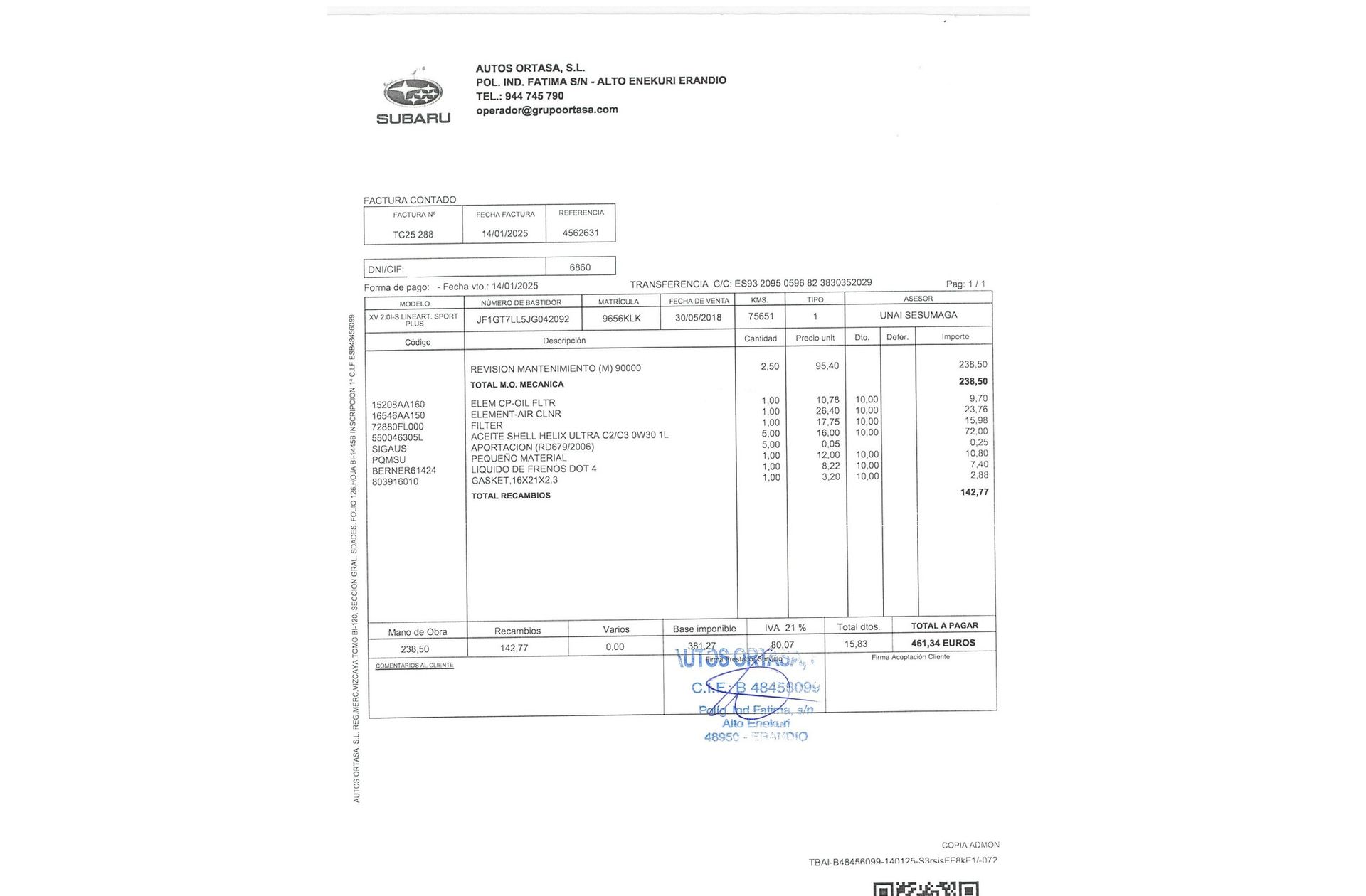 Subaru XV 2.0i Sport Plus CVT Lineartronic - foto 23