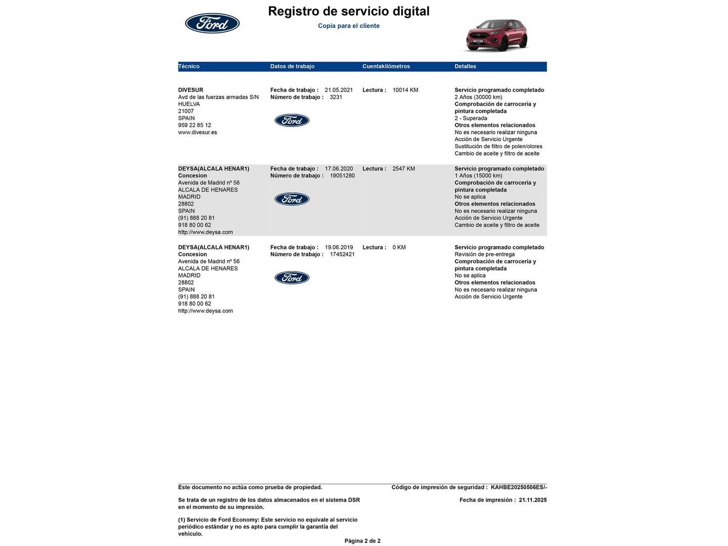Foto Ford Edge Ford Edge 2.0 TDCI ST-Line 4x4 PowerShift (240 CV)