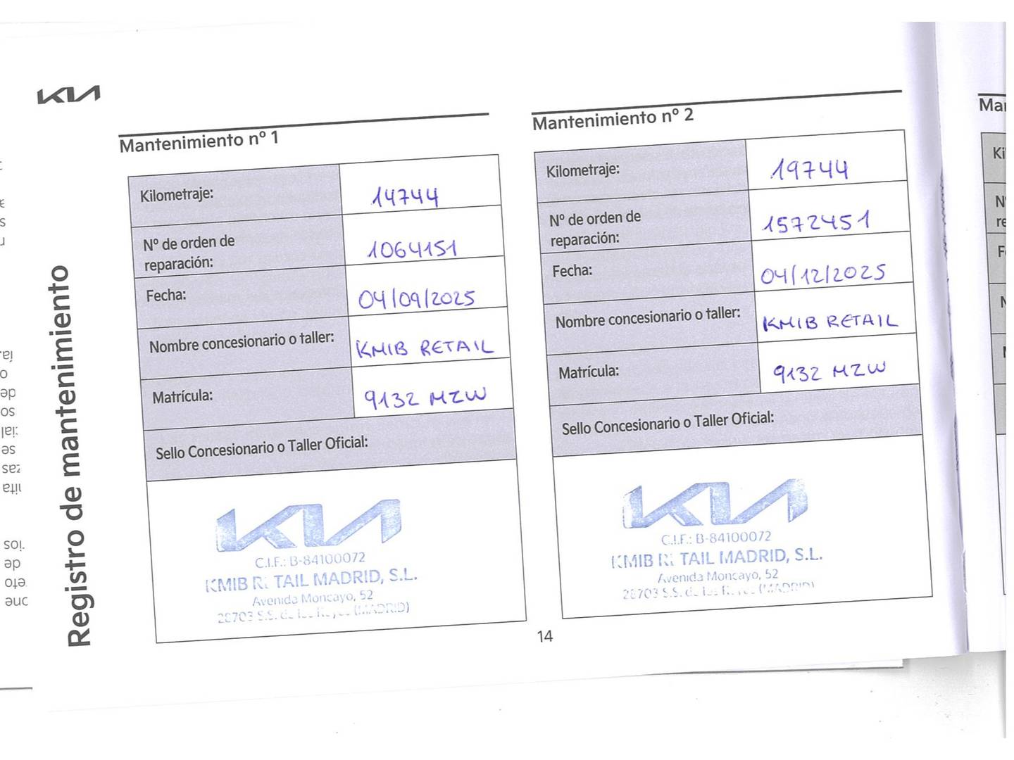 Foto del mantenimiento del KIA Stonic KIA Stonic 1.0 T-GDi MHEV MT Concept (100 CV)