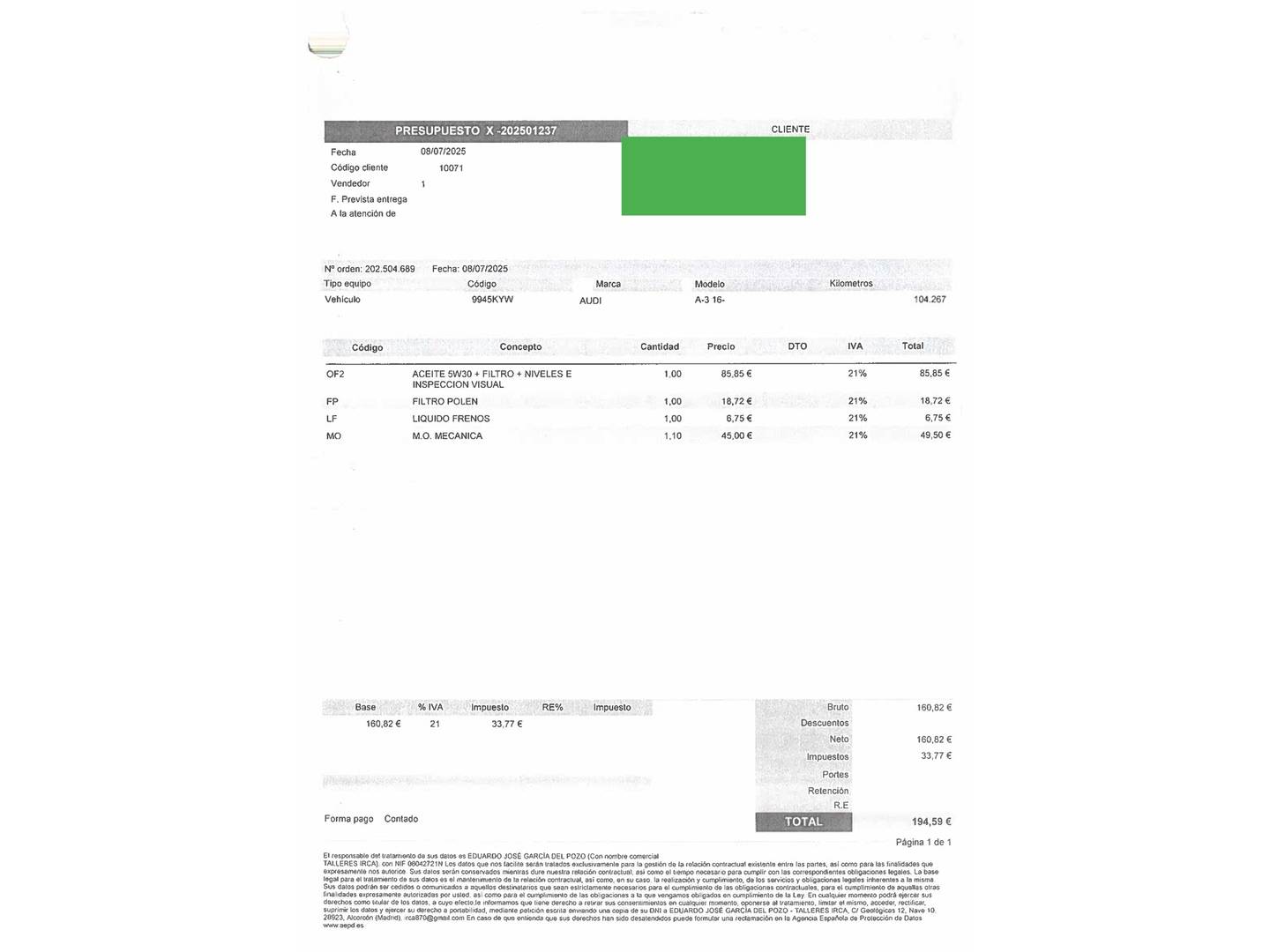 Foto Audi A3 Audi A3 Sportback S line edition 1.6 TDI  (116 CV) S tronic