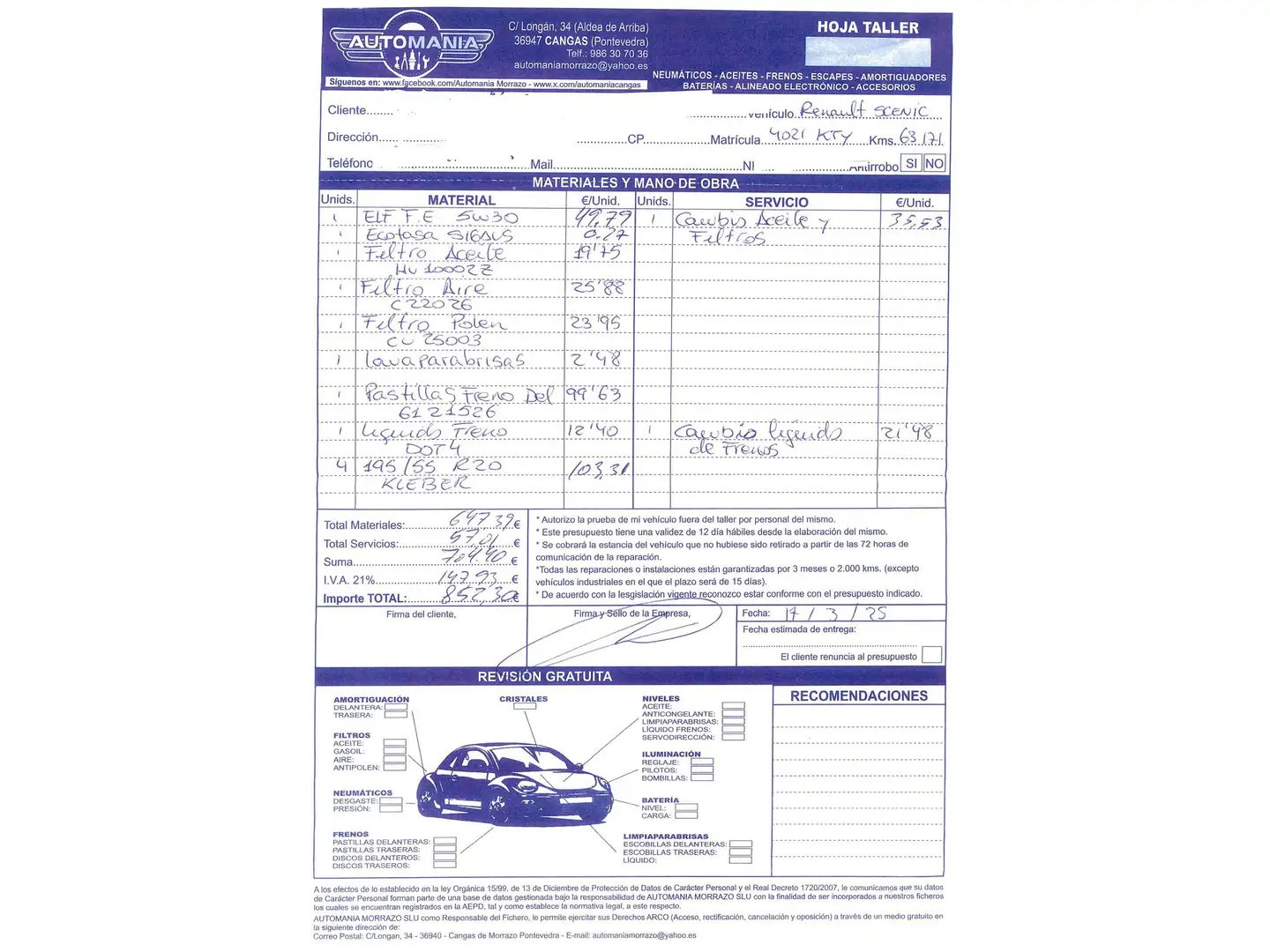 Foto Renault Grand Scénic Renault Grand Scenic Scenic Zen TCe (140 CV) GPF 7 Plazas